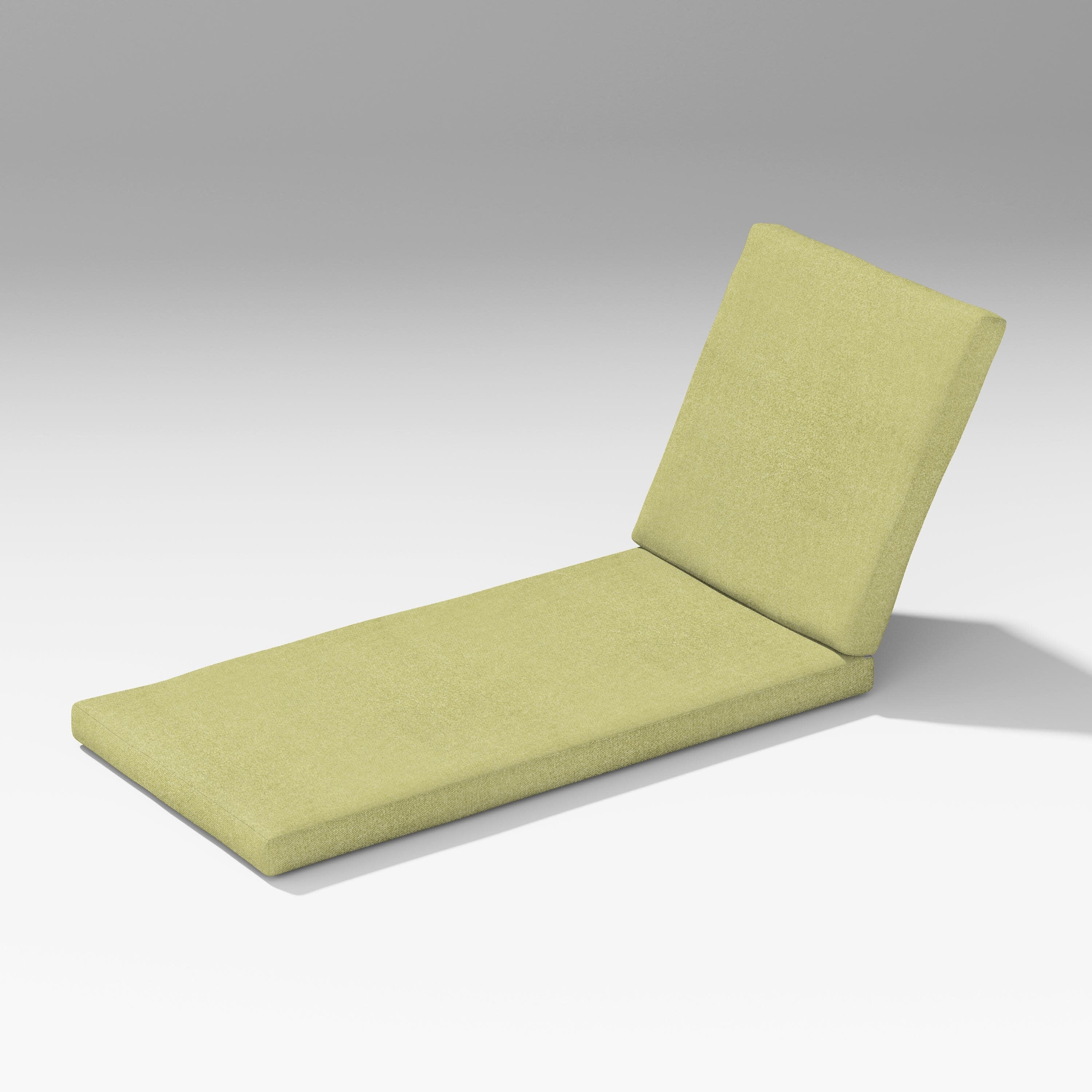 Latitude Chaise Lounge Full Cushion in Chartreuse Boucle