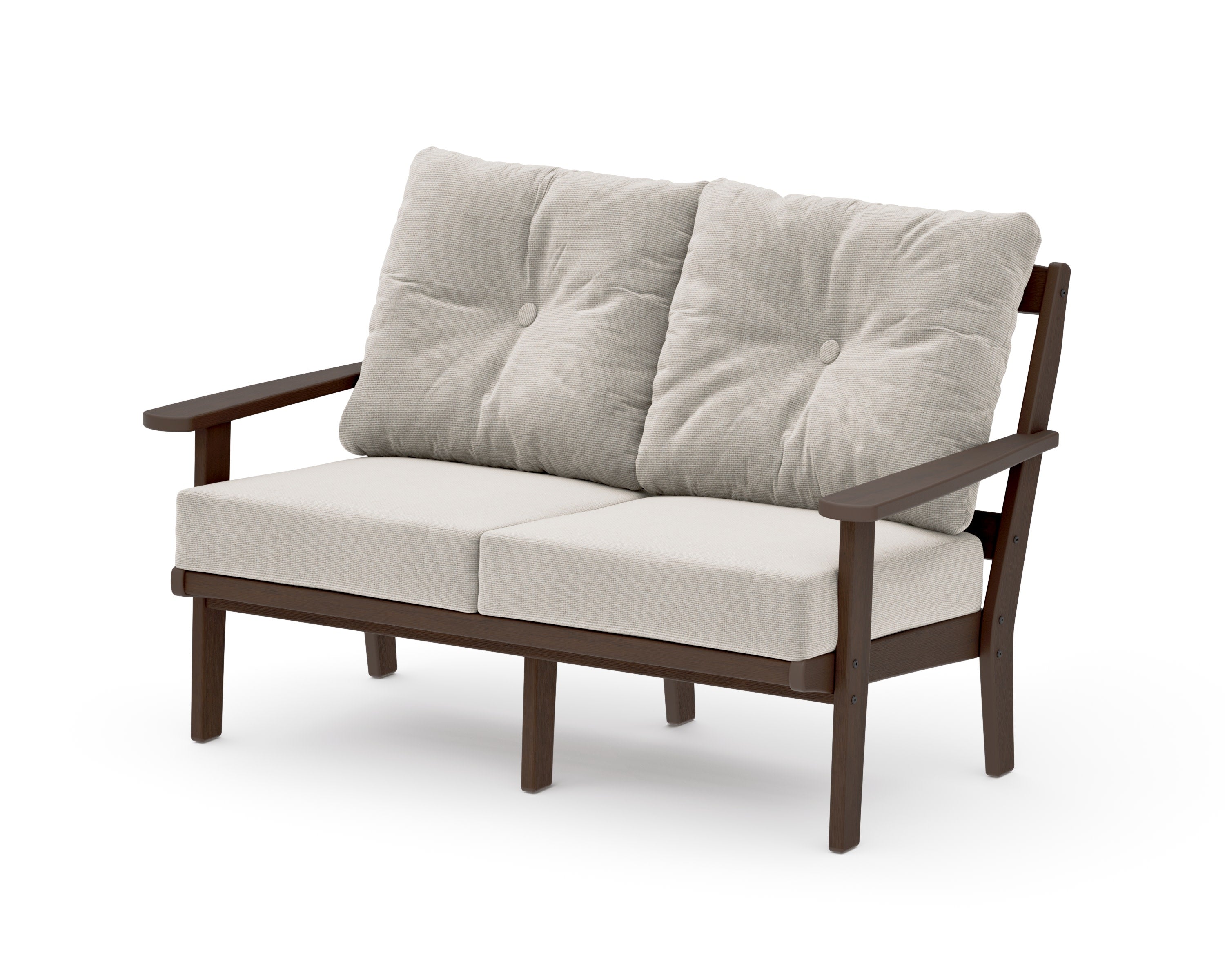 Mission Deep SeatingLoveseat in Kona / Dune Burlap