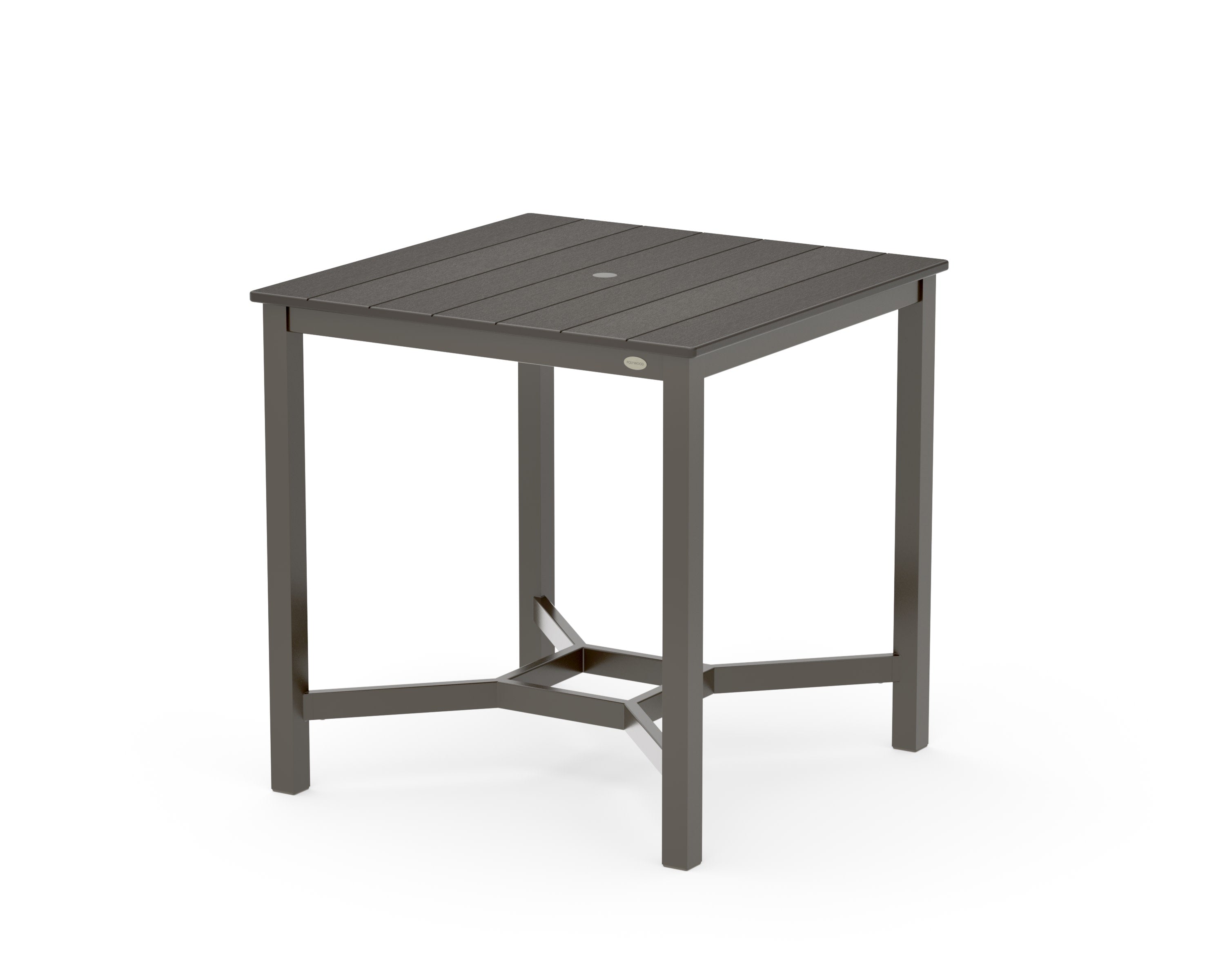 Main Street 36 x 36 Counter Table in Bronze / Vintage Coffee