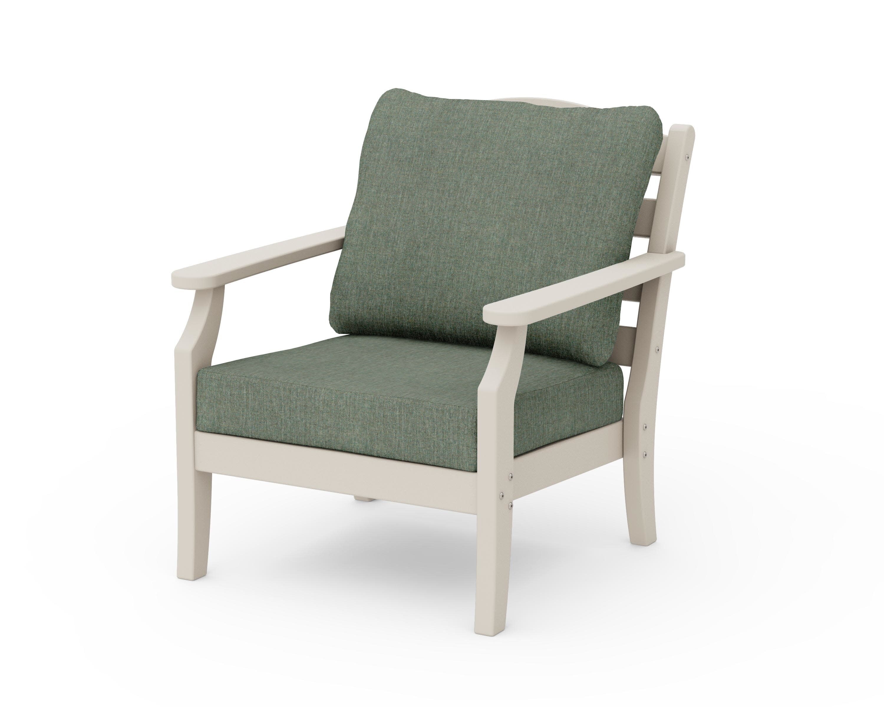 Savannah Deep Seating Chair in Sand / Cast Sage