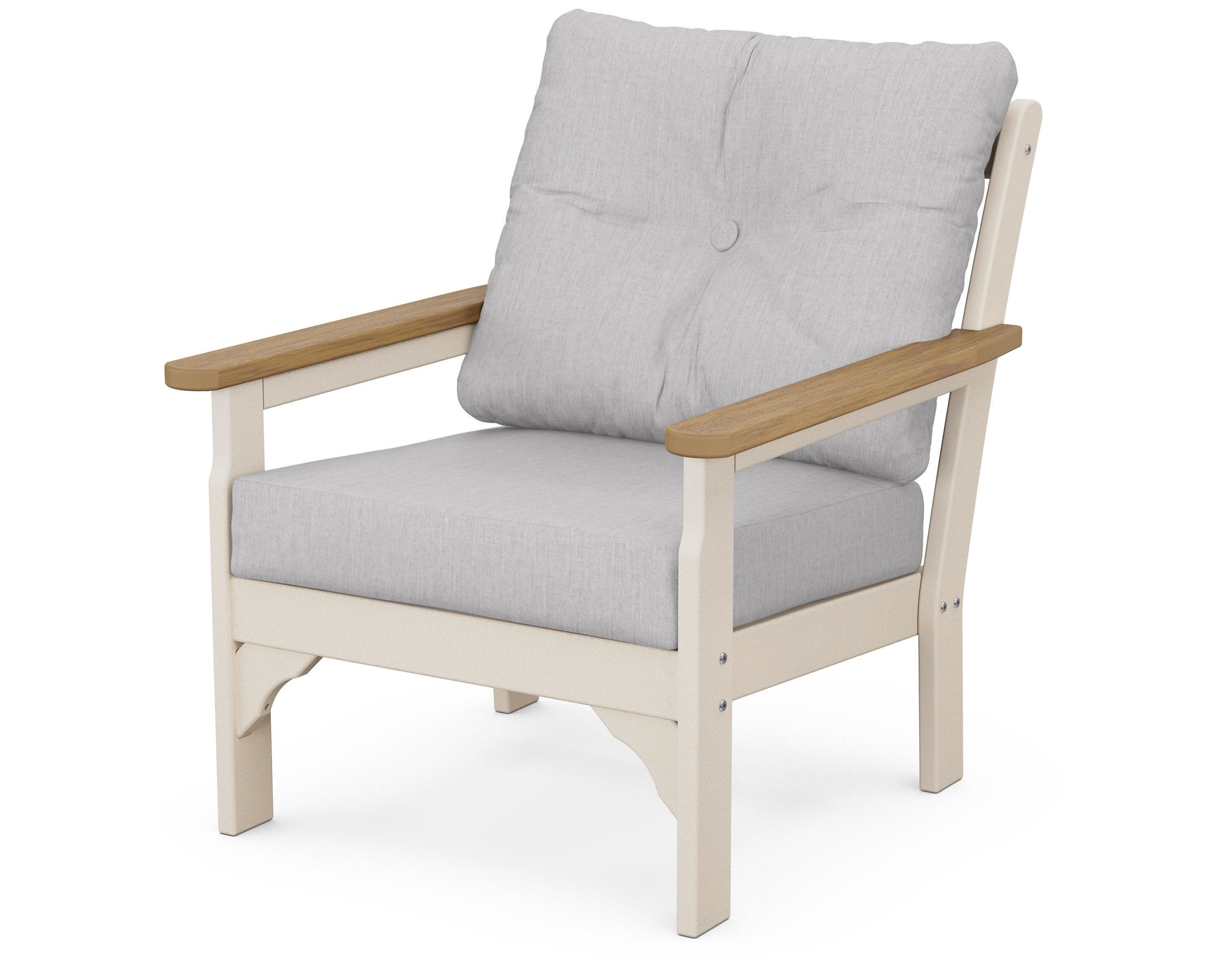 Vineyard Deep Seating Chair in Sand / Natural / Granite