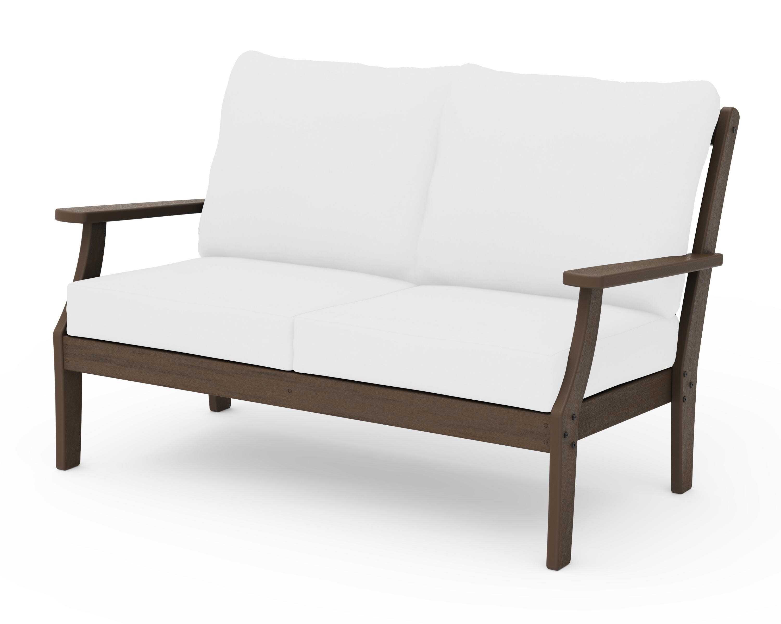 Braxton Deep Seating Loveseat in Kona / Natural