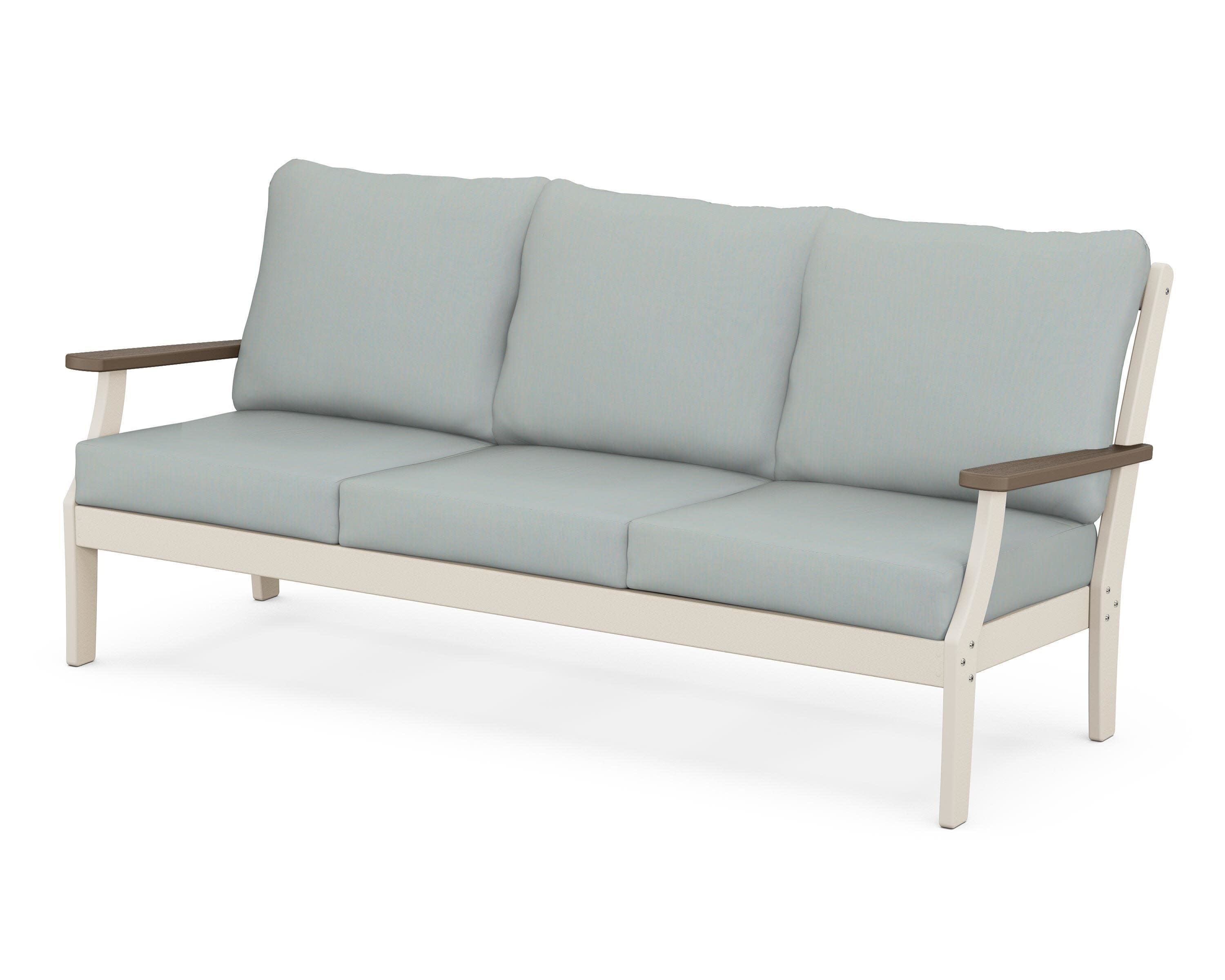 Braxton Deep Seating Sofa in Sand / Kona / Spa
