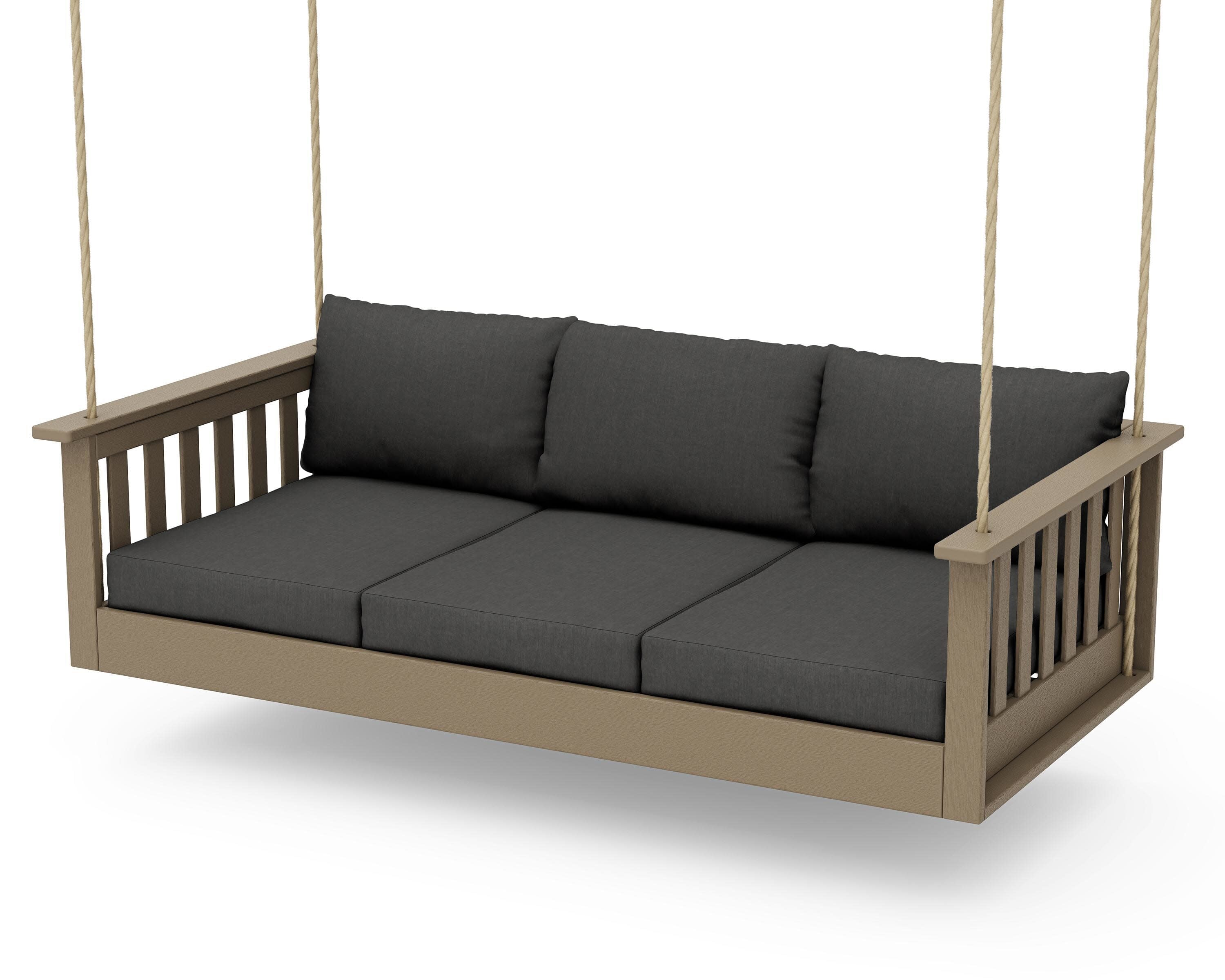 Vineyard Daybed Swing in Vintage Sahara / Spectrum Carbon
