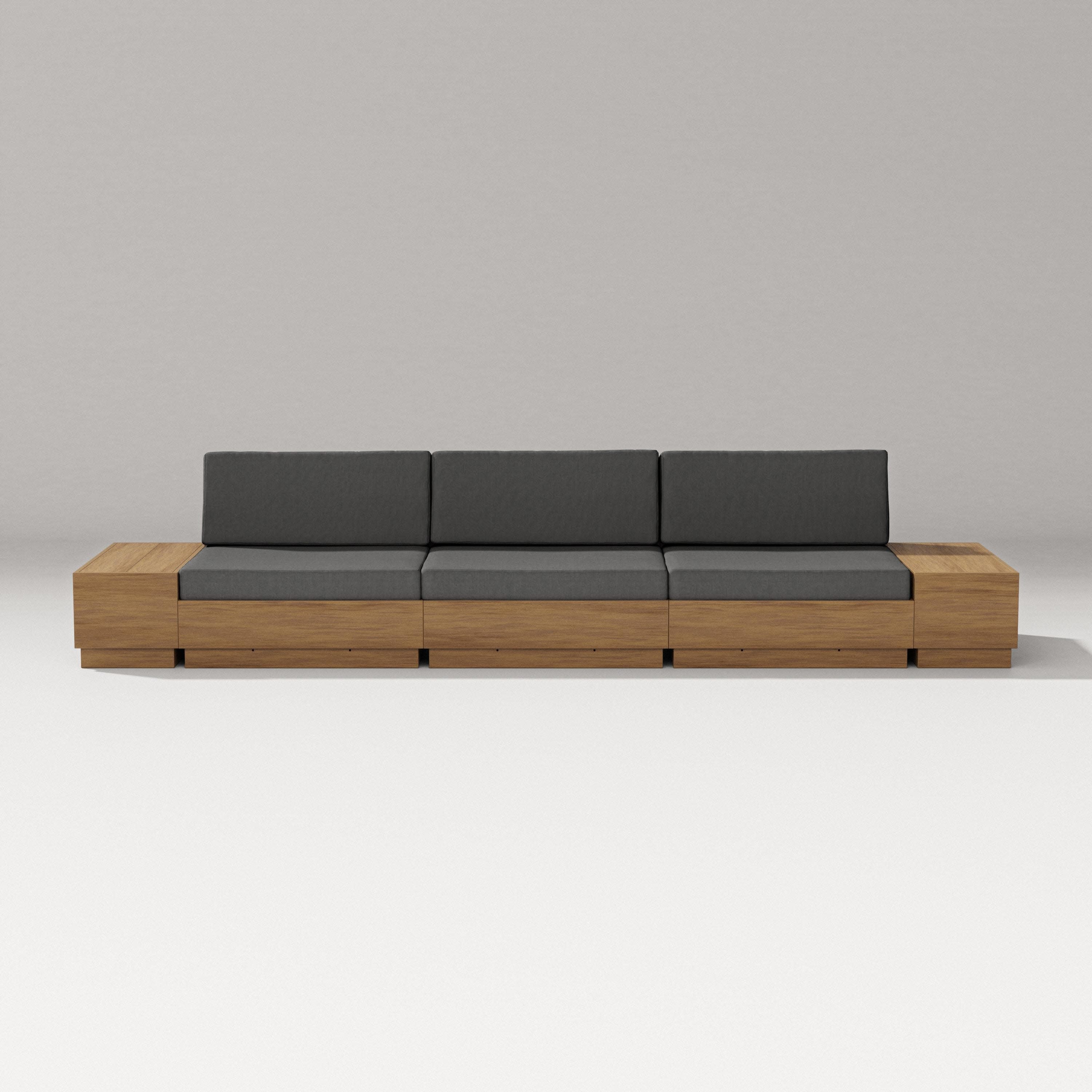 Elevate Straight Sectional in Natural / Spectrum Carbon