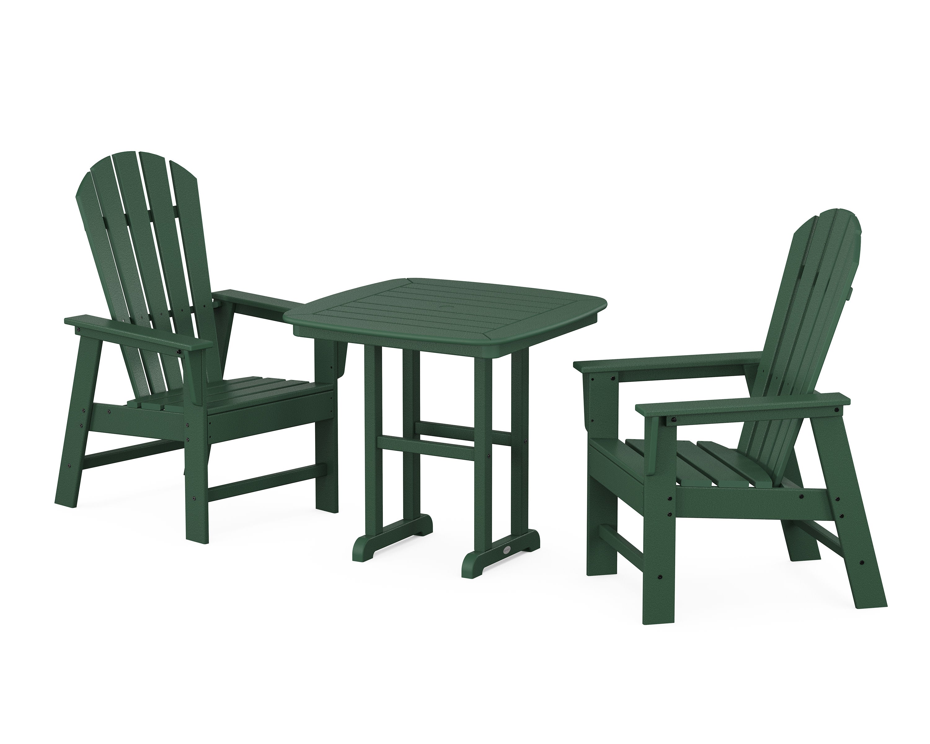 South Beach 3-Piece Dining Set in Green