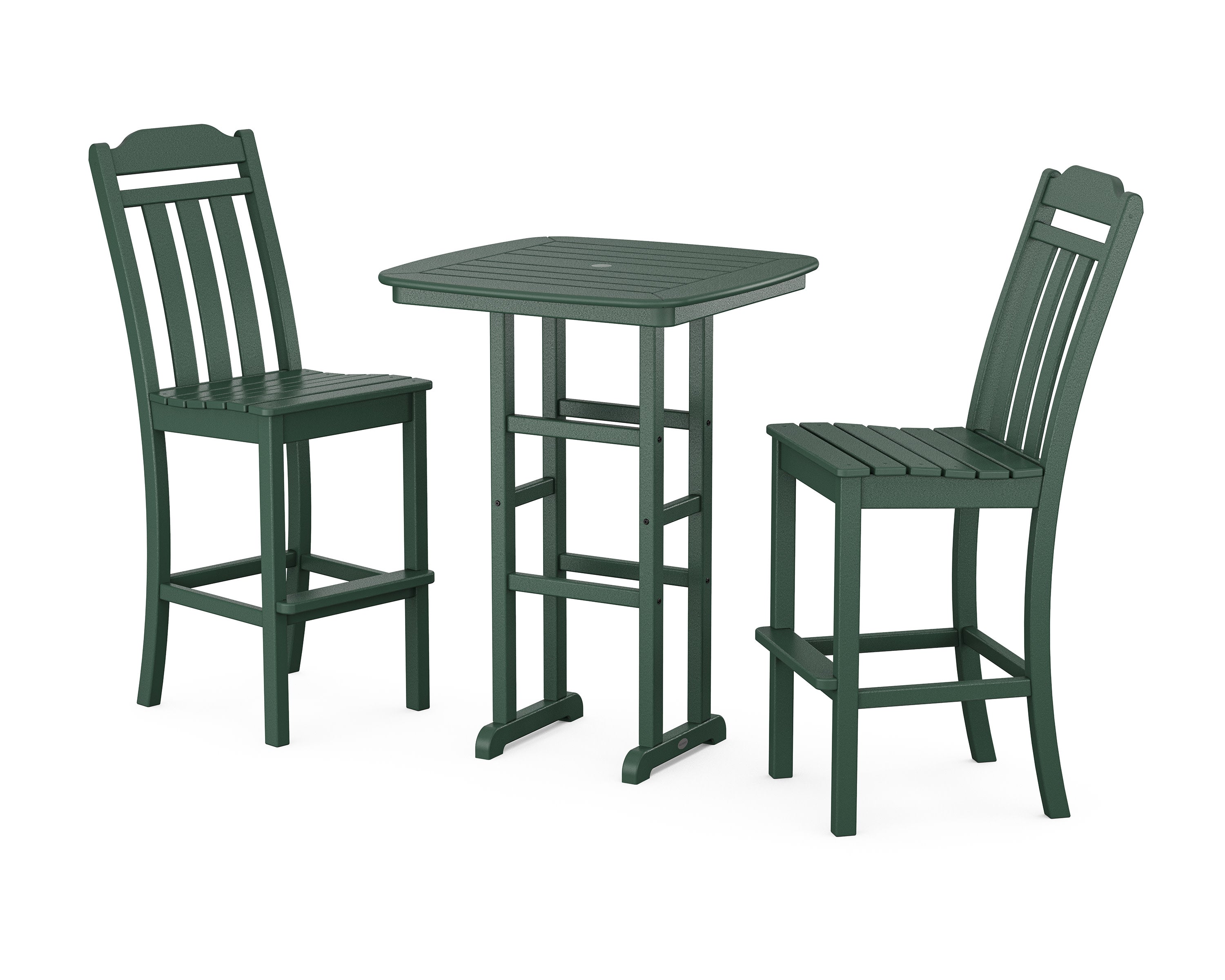 Cottage 3-Piece Bar Set in Green