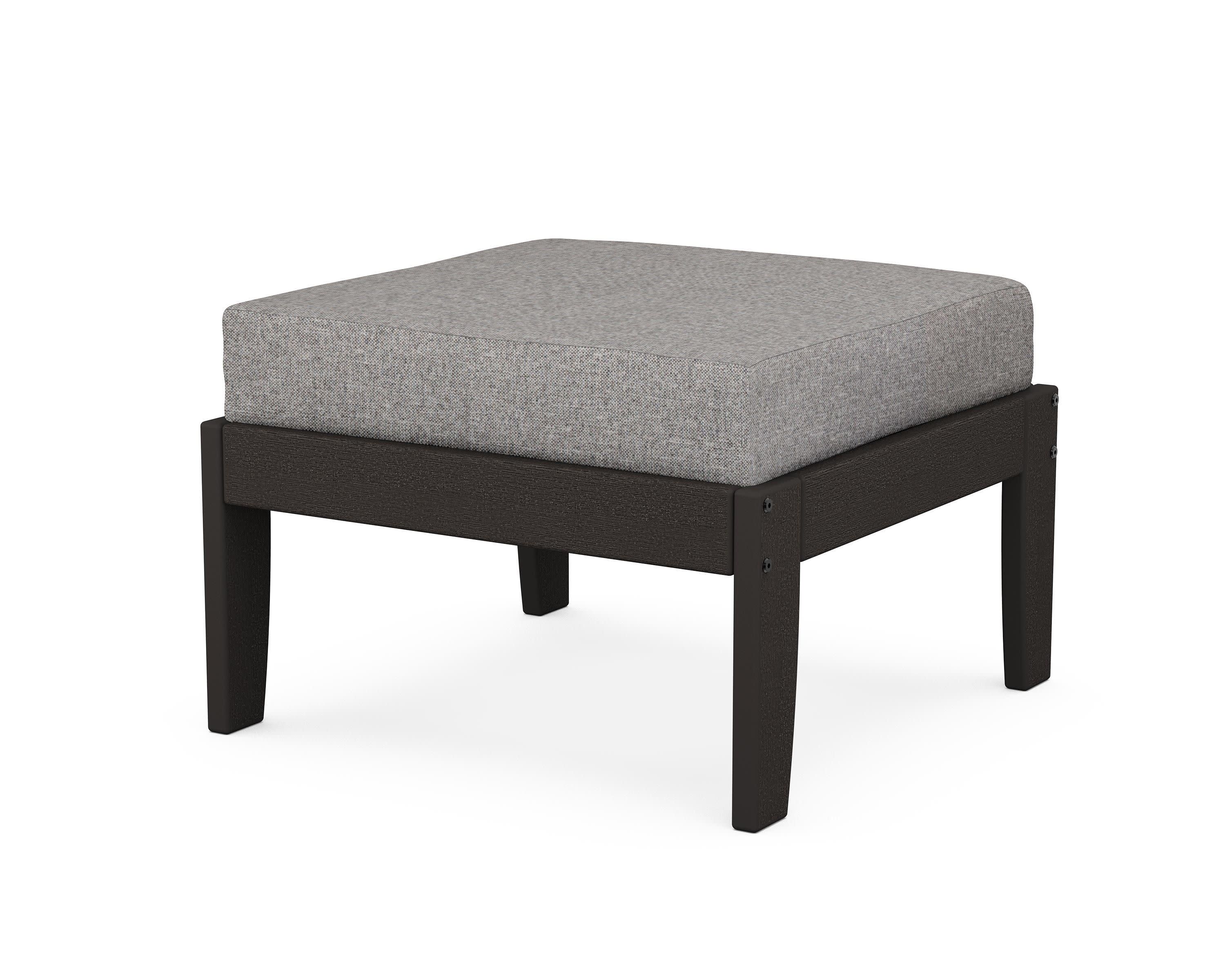 Modular Ottoman - Classic in Vintage Coffee / Grey Mist