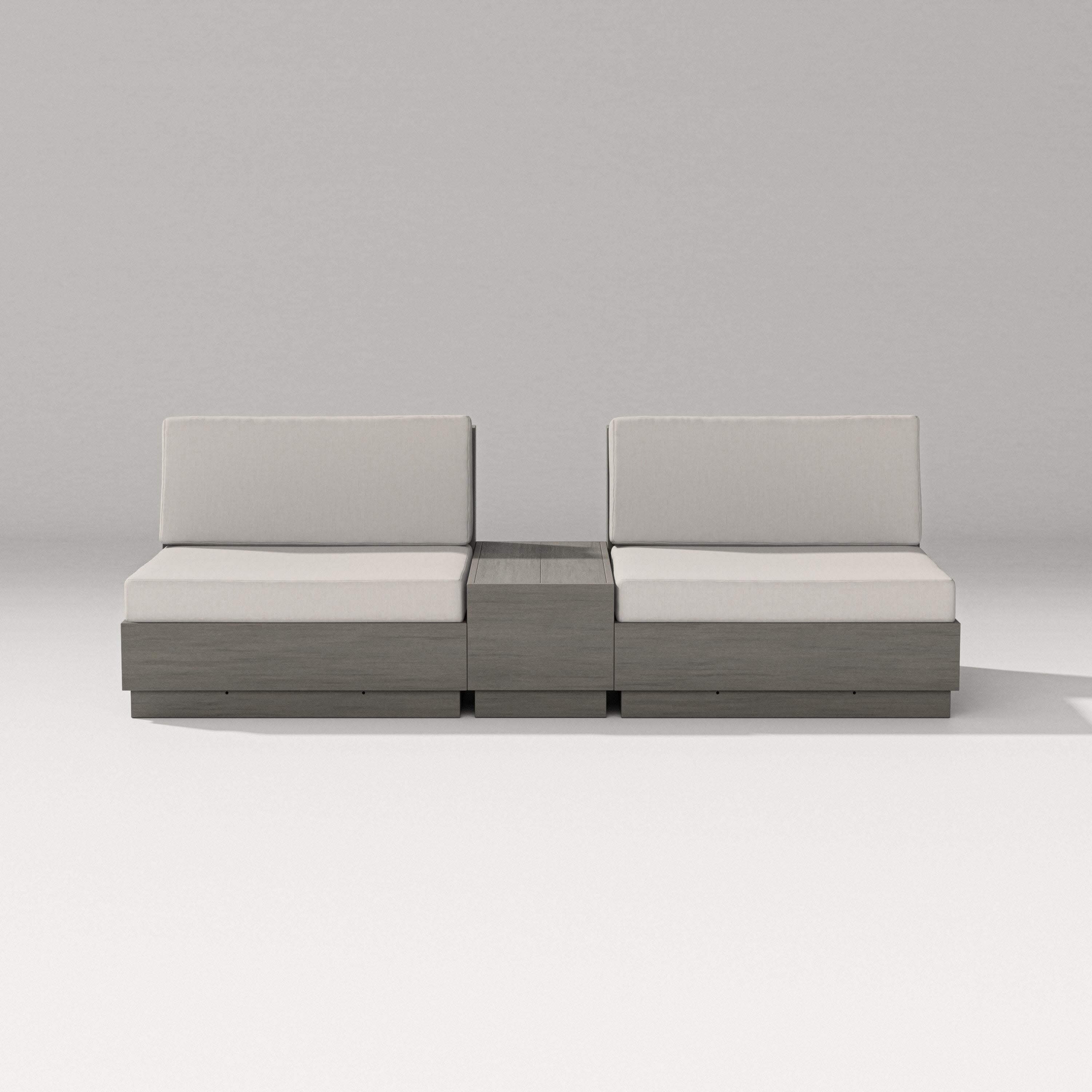 Elevate Lounge Chair Set in Driftwood / Cast Ash