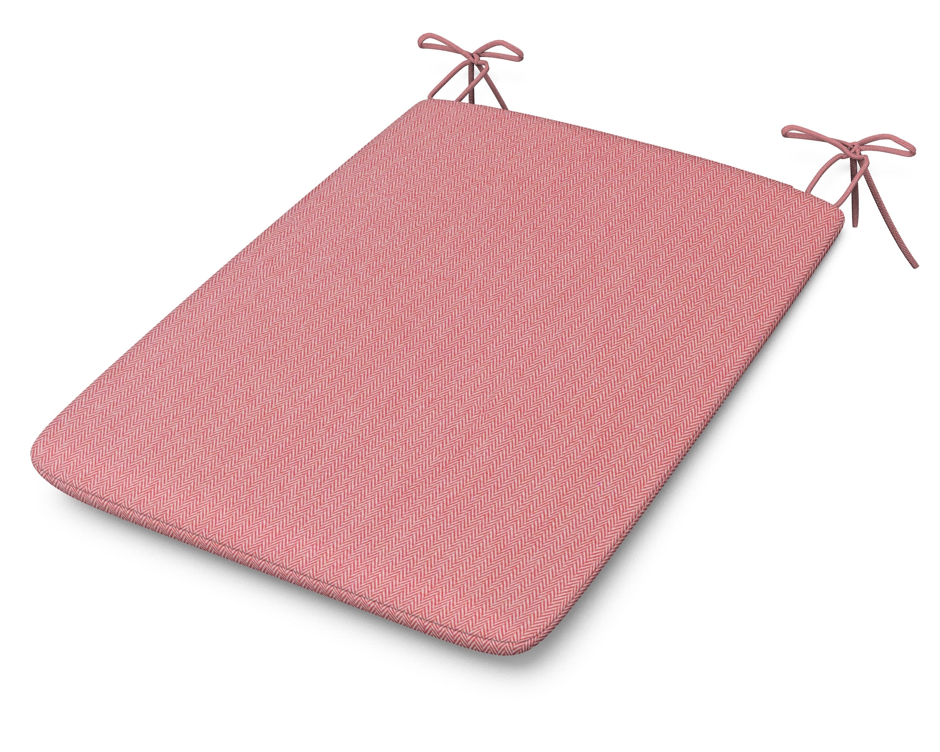 1100 Plaza Seat Pad in Primary Colors Coral