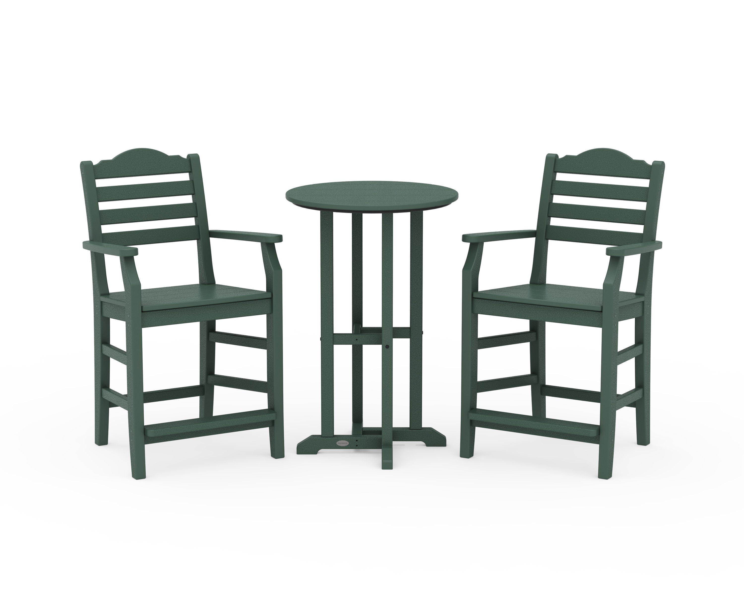 Savannah 3-Piece Farmhouse Counter Set in Green