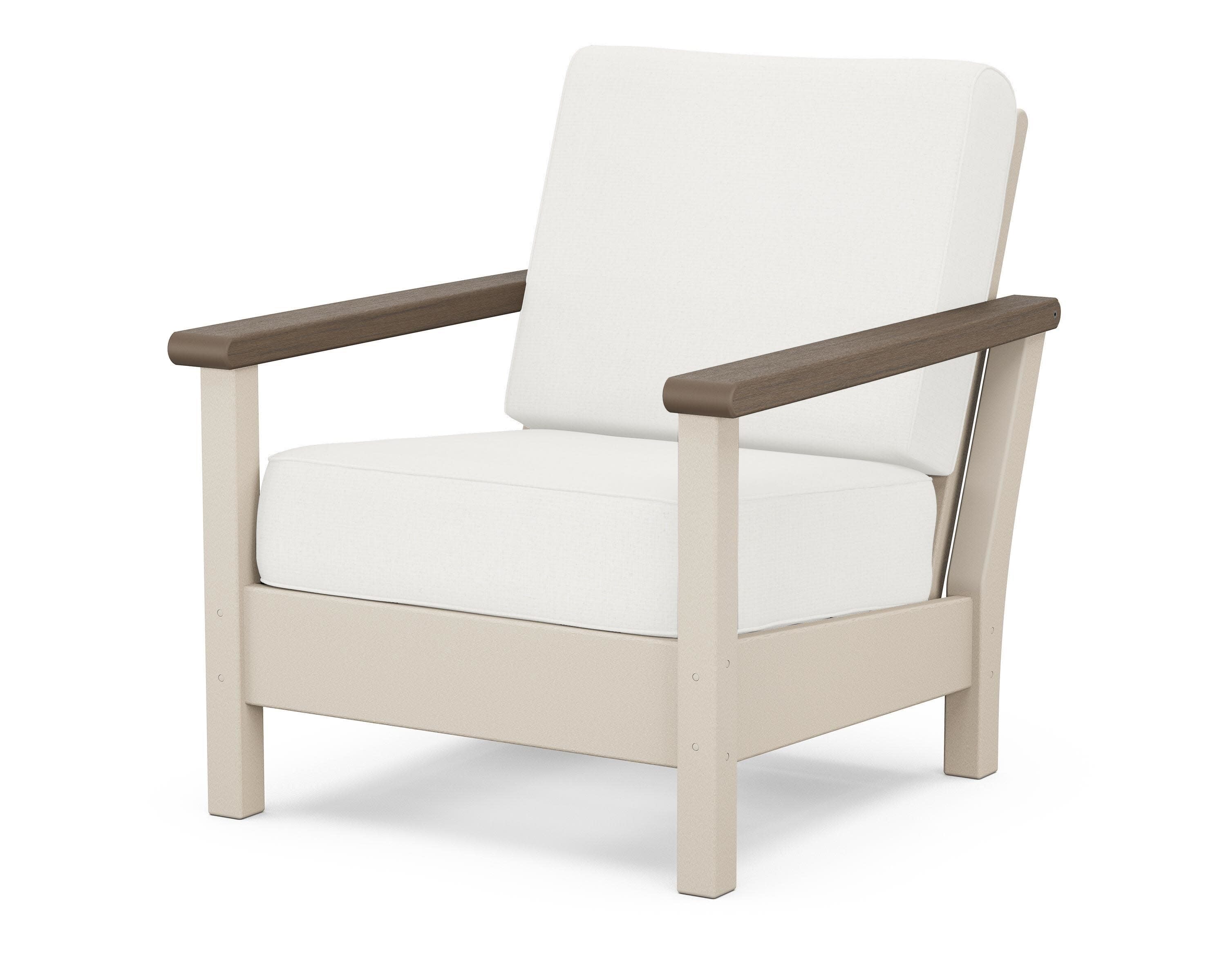 Harbour Deep Seating Chair in Sand / Kona / Natural Linen