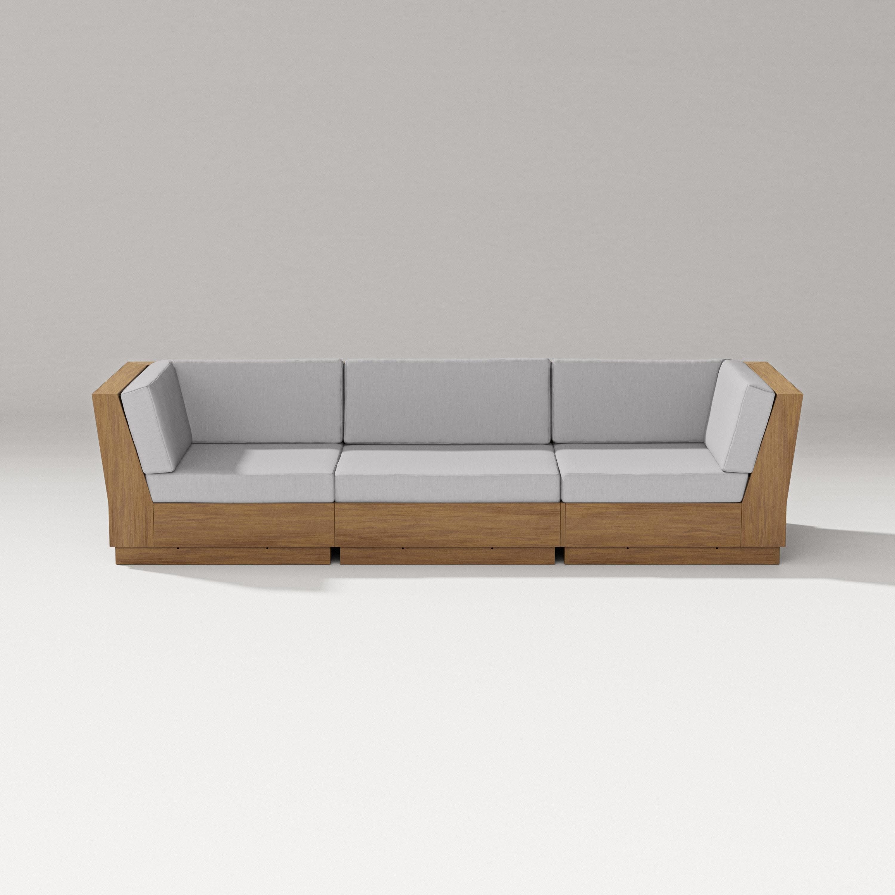 Elevate Sofa Sectional in Natural / Granite