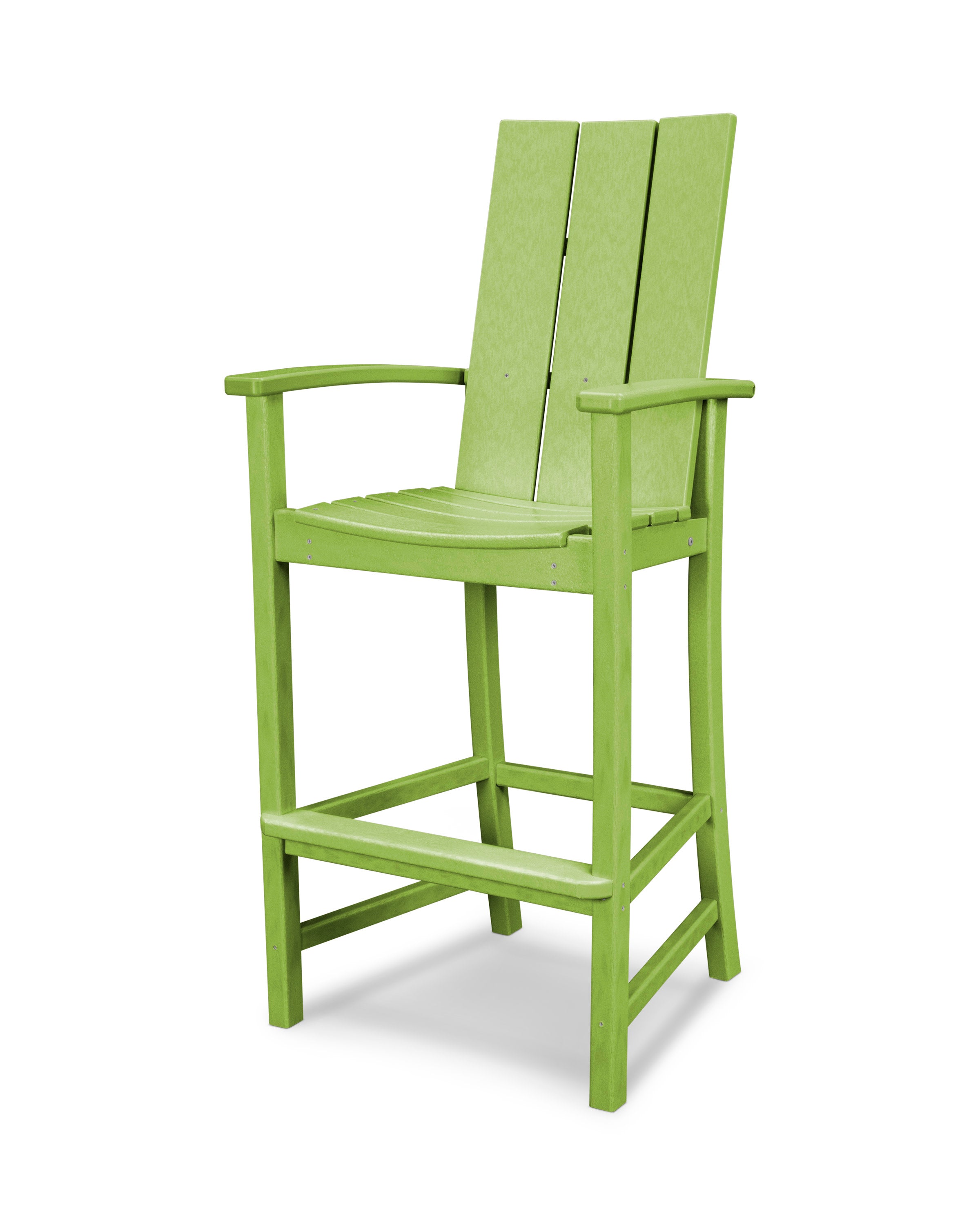 Modern Adirondack Bar Chair in Lime