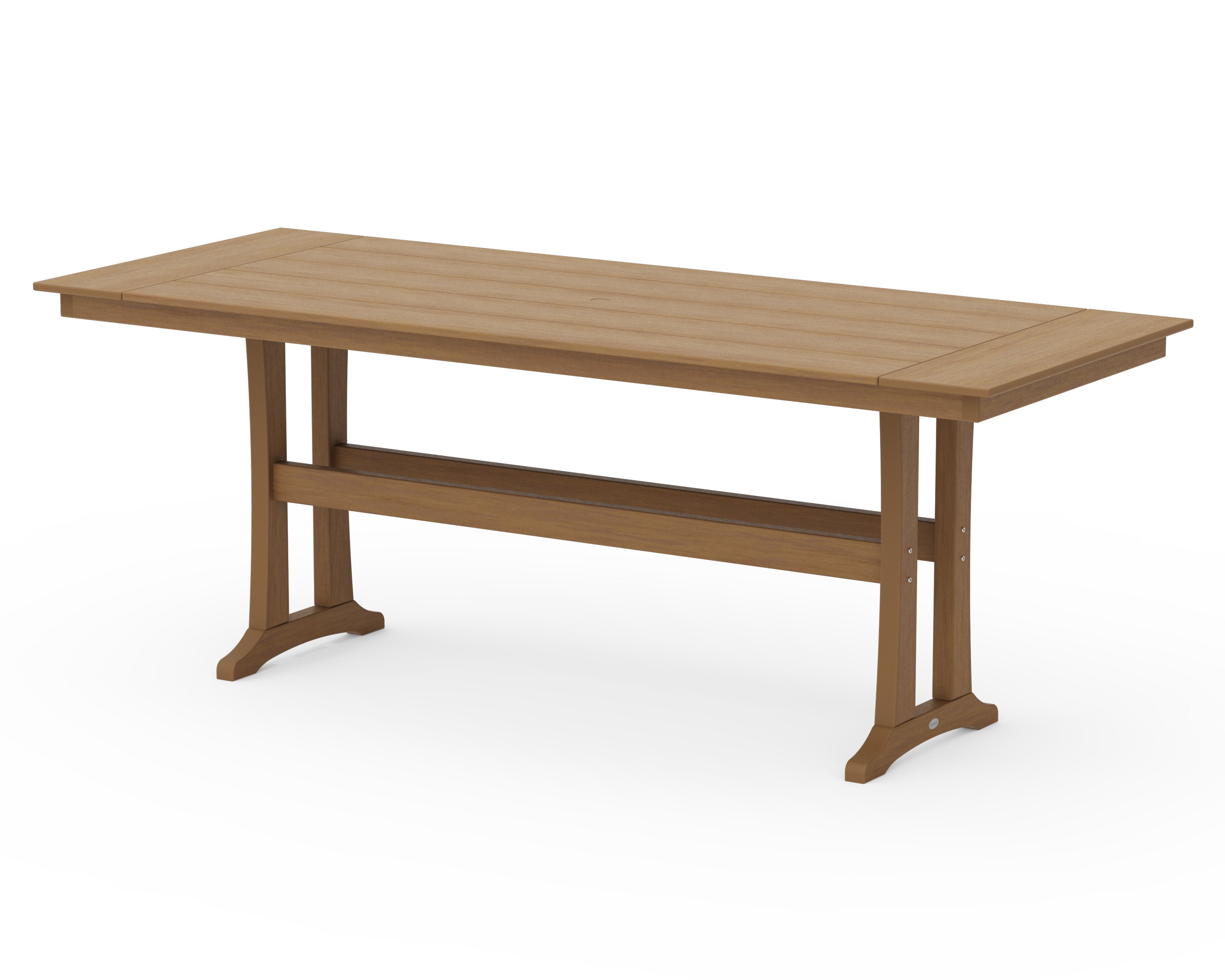 Farmhouse Trestle 38" x 96" Counter Table in Natural