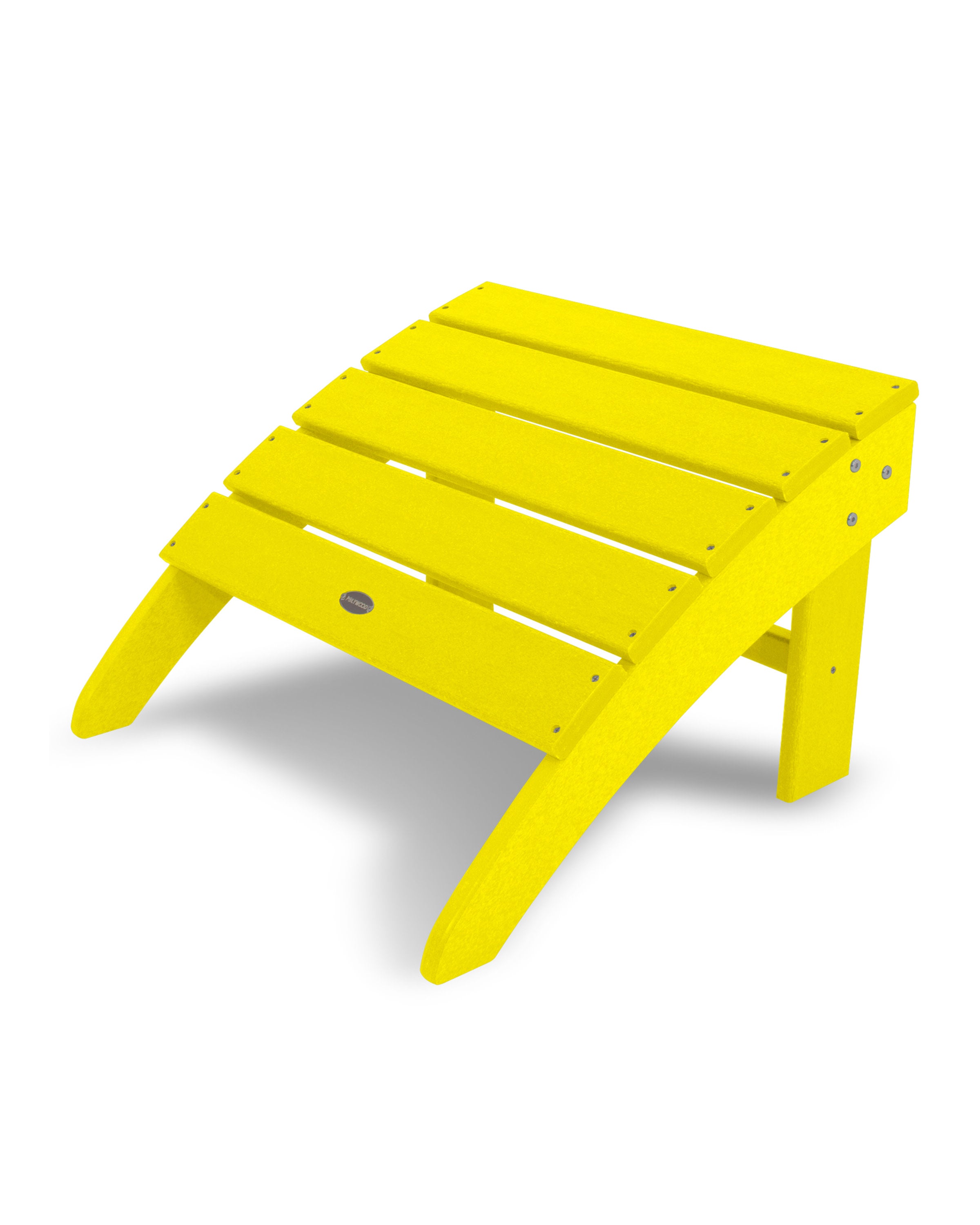 South Beach Adirondack Ottoman in Lemon