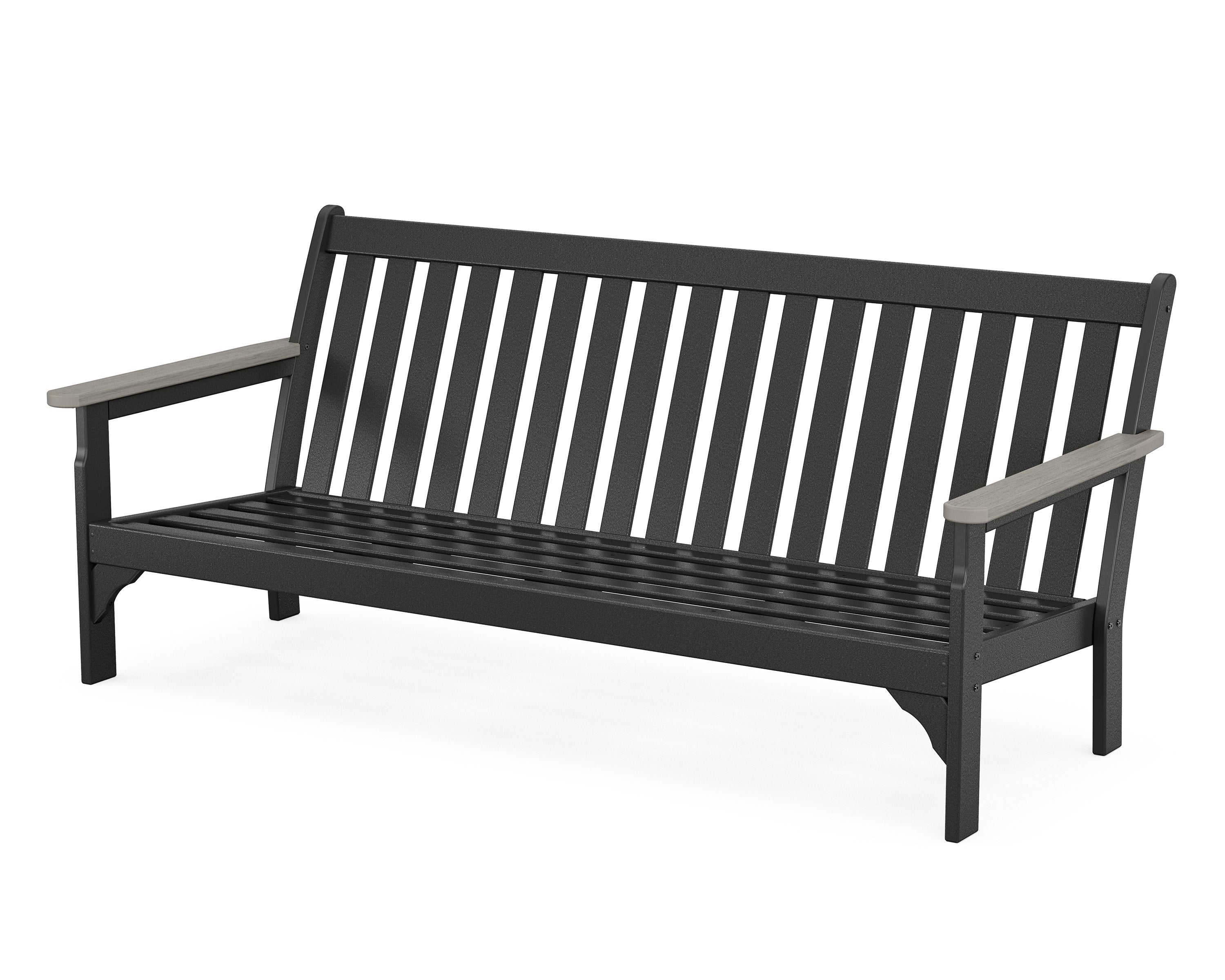 Vineyard Sofa Frame in Black / Driftwood