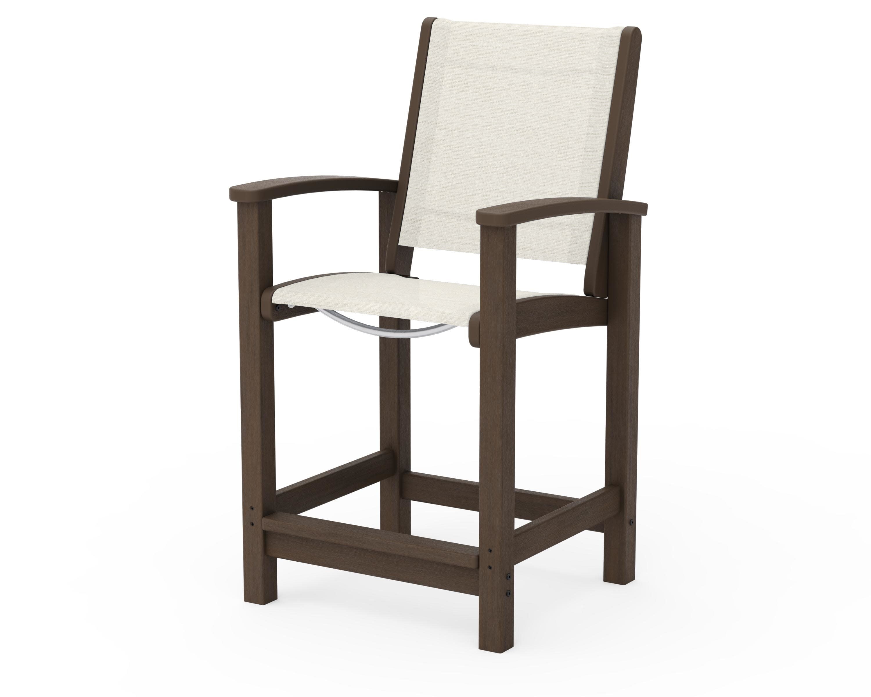 Coastal Counter Chair in Kona / Parchment Sling