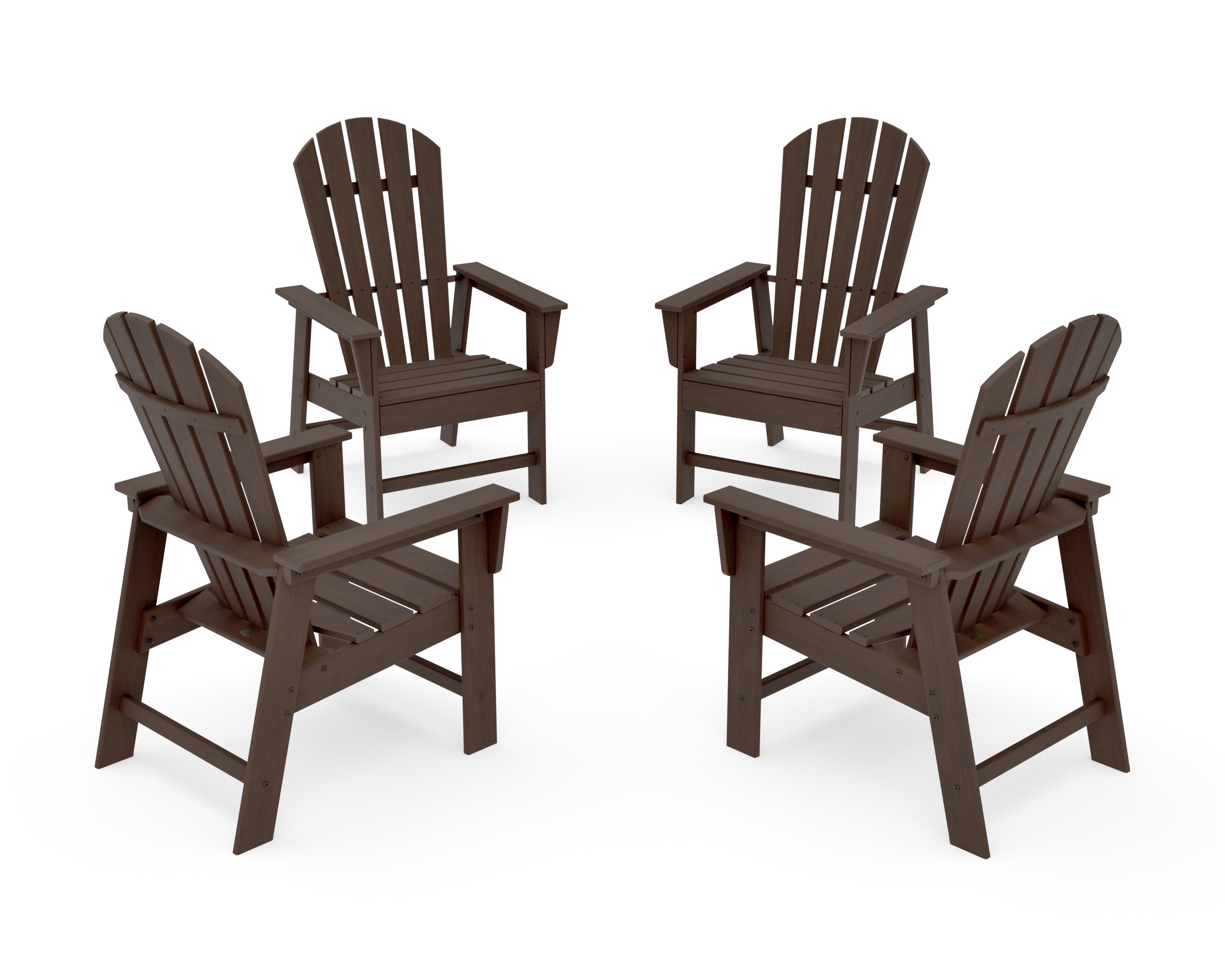 4-Piece South Beach Casual Chair Conversation Set in Kona