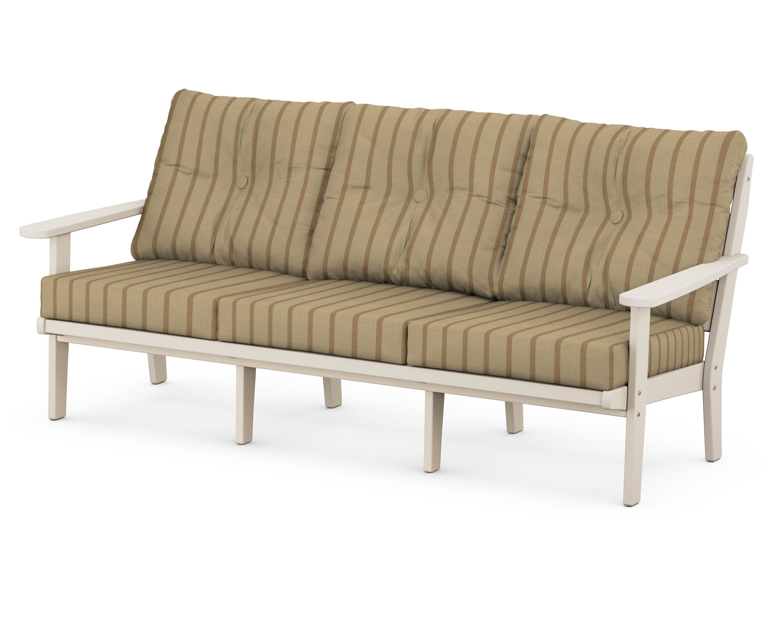 Lakeside Deep Seating Sofa in Sand / Unwind Driftwood