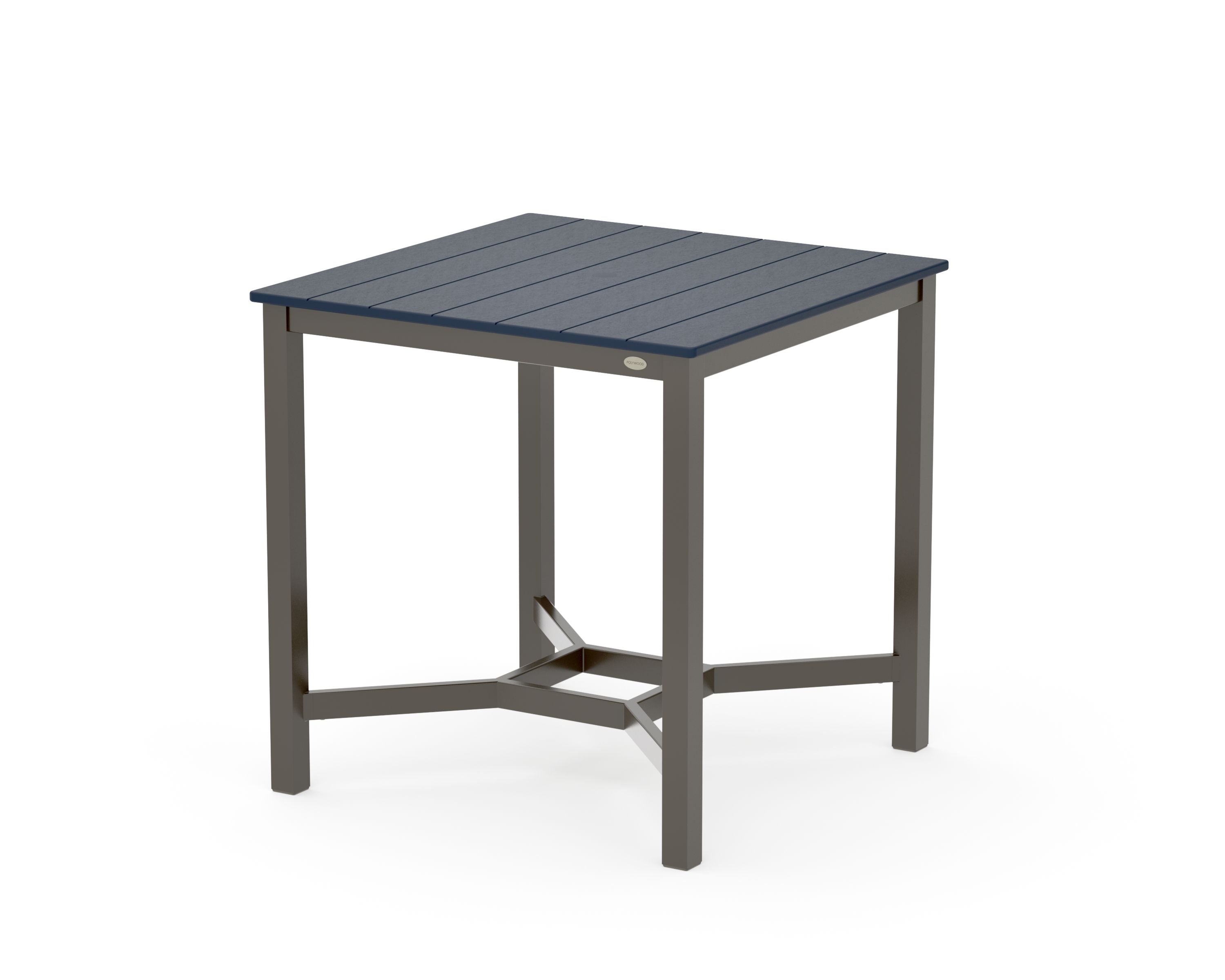 Main Street 36 x 36 Counter Table in Bronze / Navy