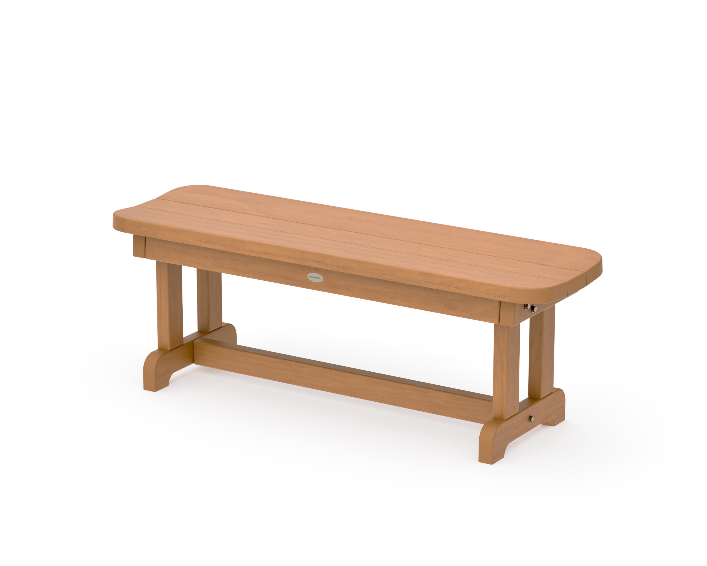 Park 48" Backless Bench in Natural
