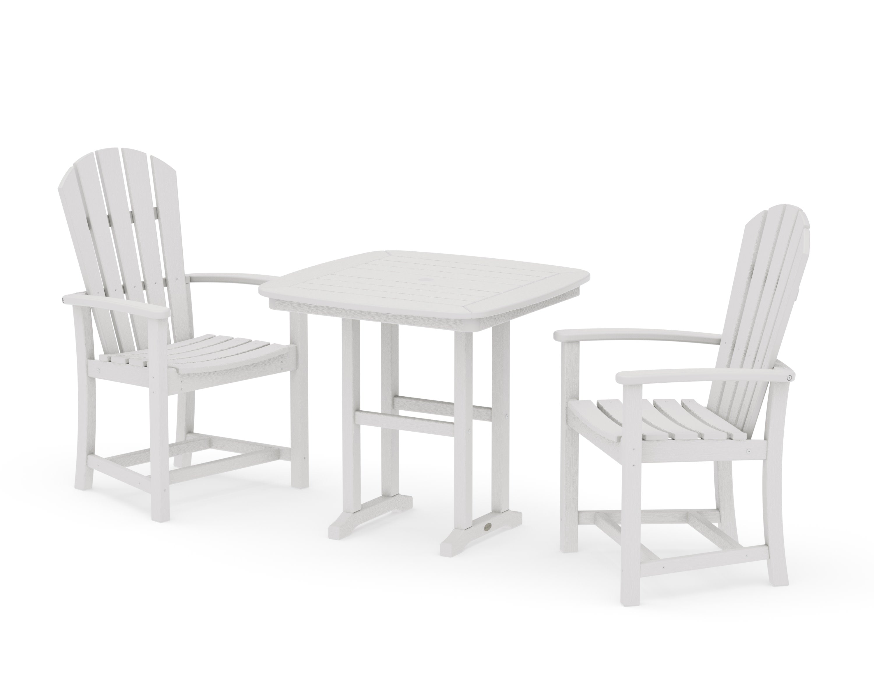 Palm Coast 3-Piece Dining Set in Vintage White