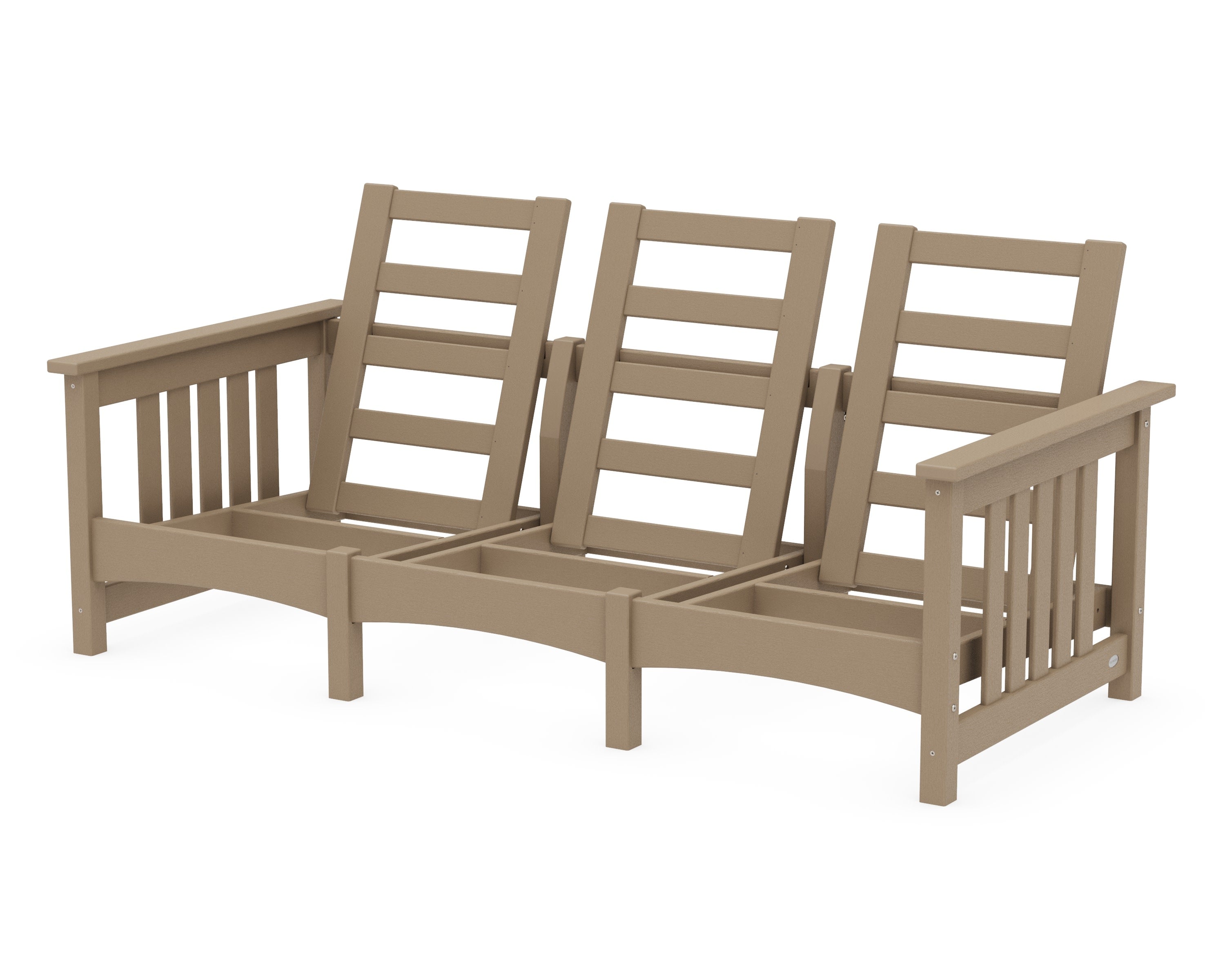 Club Mission Sofa Frame in Vintage Sahara