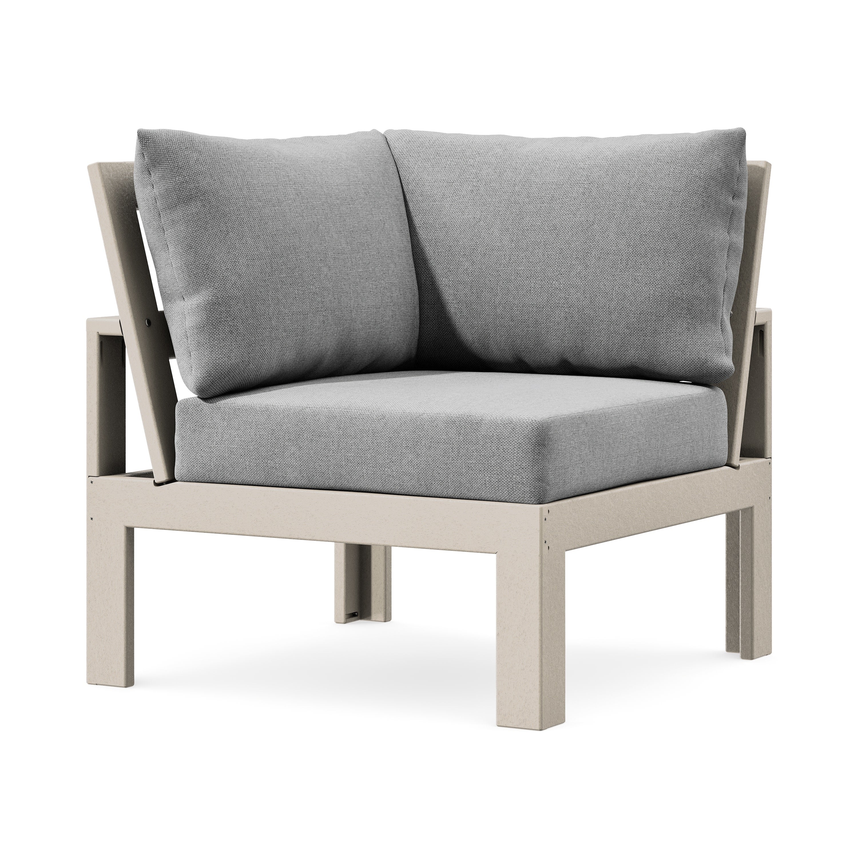 Modular Corner Chair in Sand / Grey Mist