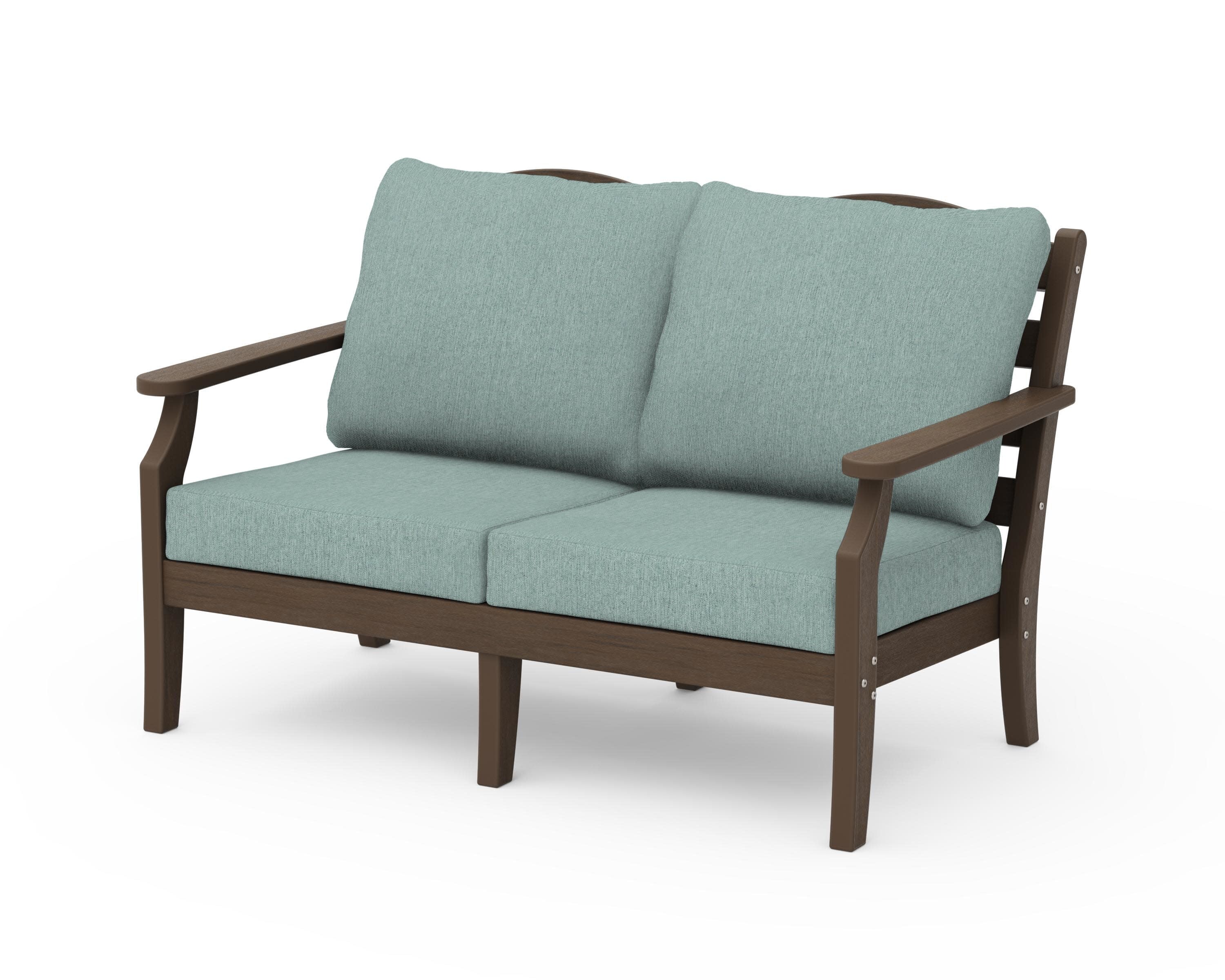 Savannah Deep Seating Loveseat in Kona / Glacier Spa
