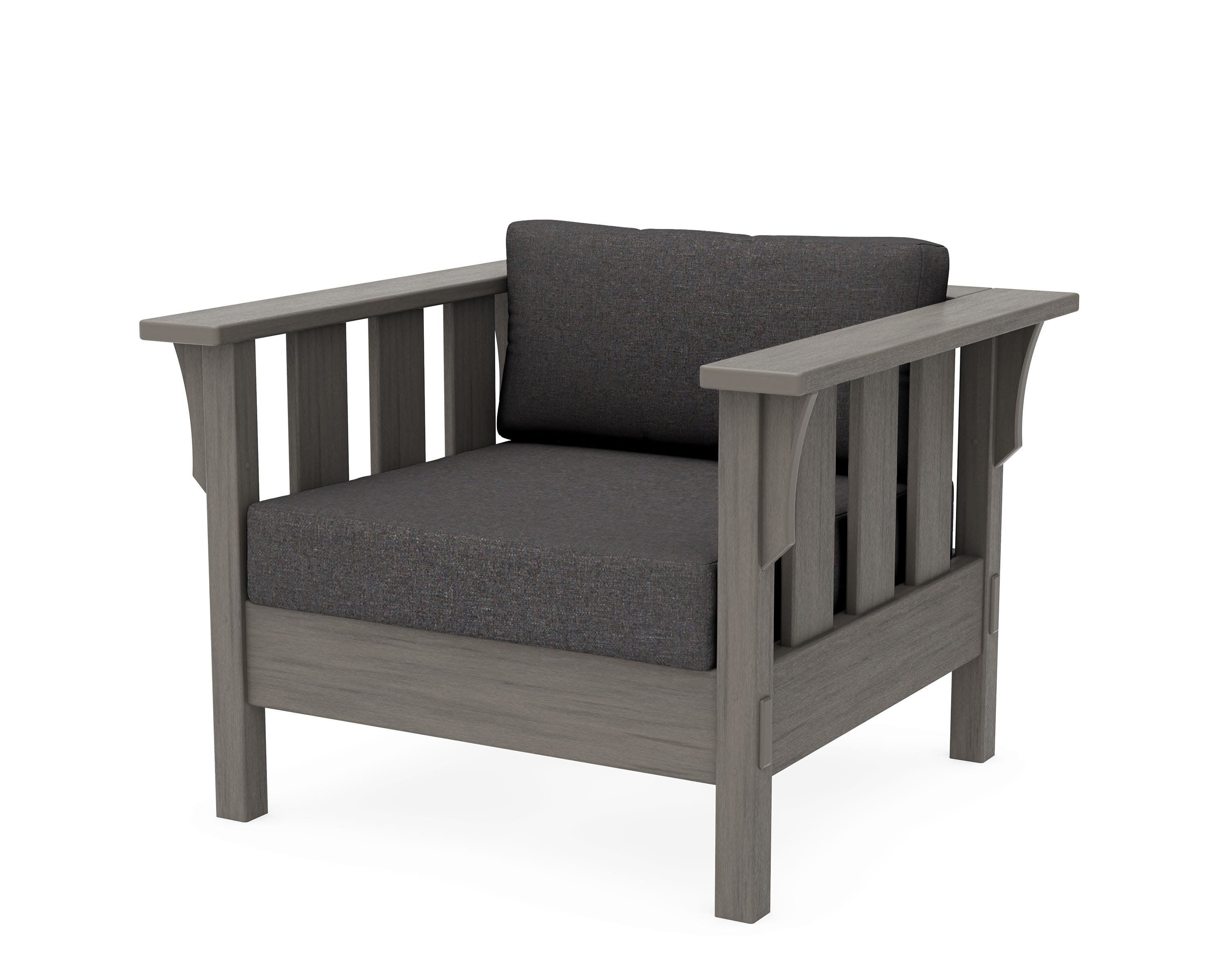 Acadia Deep Seating Chair in Driftwood / Ash Charcoal