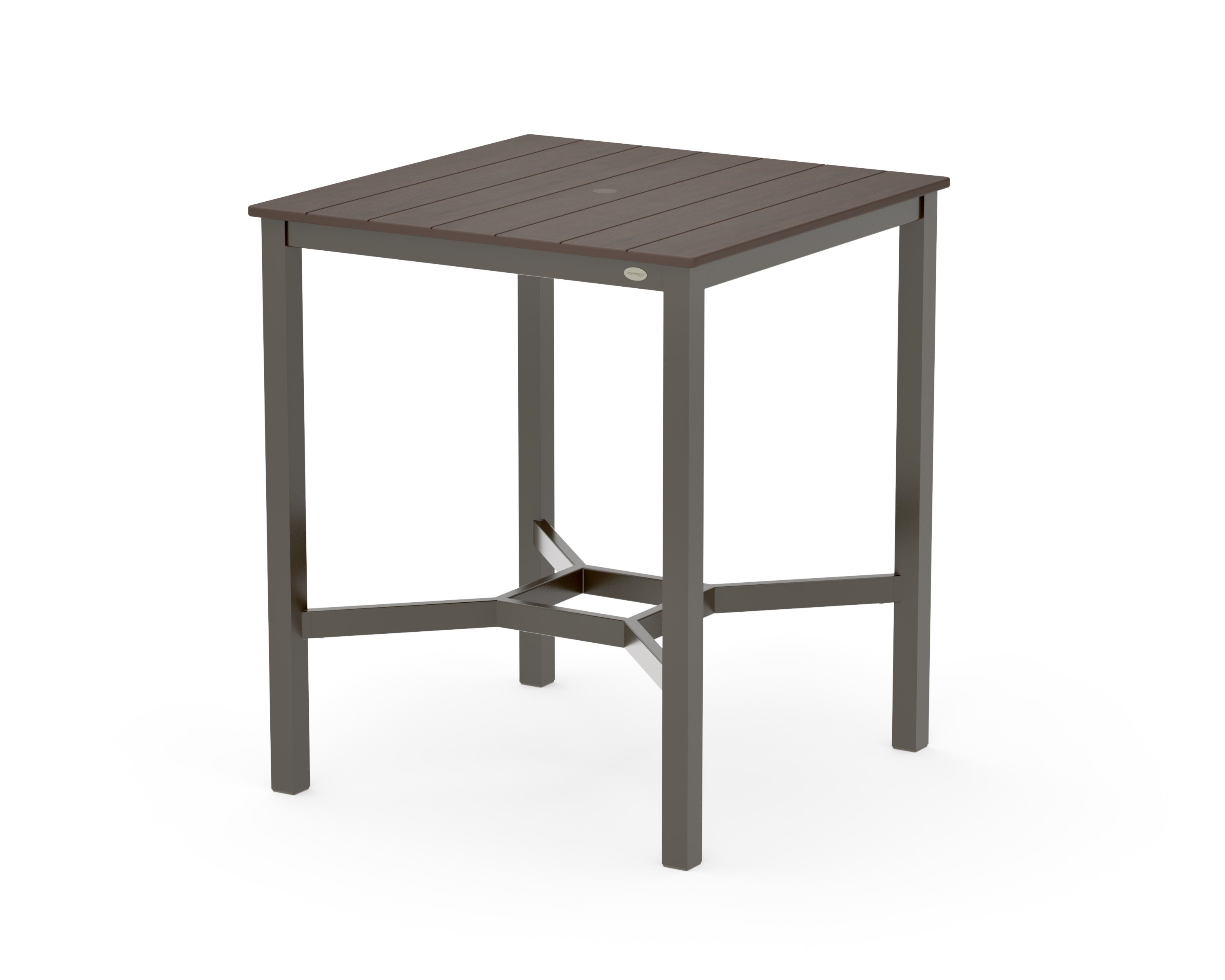 Main Street 36 x 36 Bar Table in Bronze / Kona