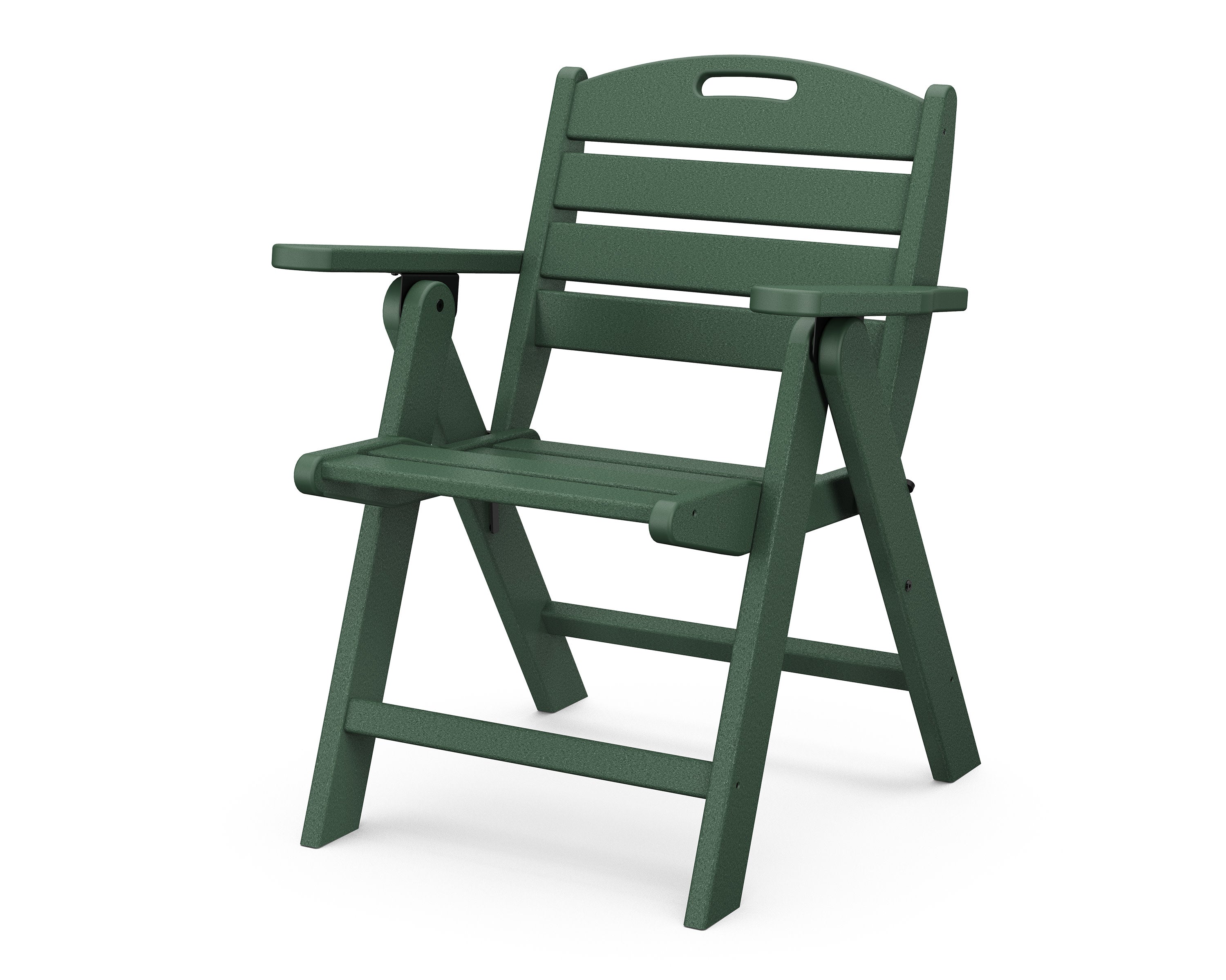 Nautical Folding Lowback Chair in Green