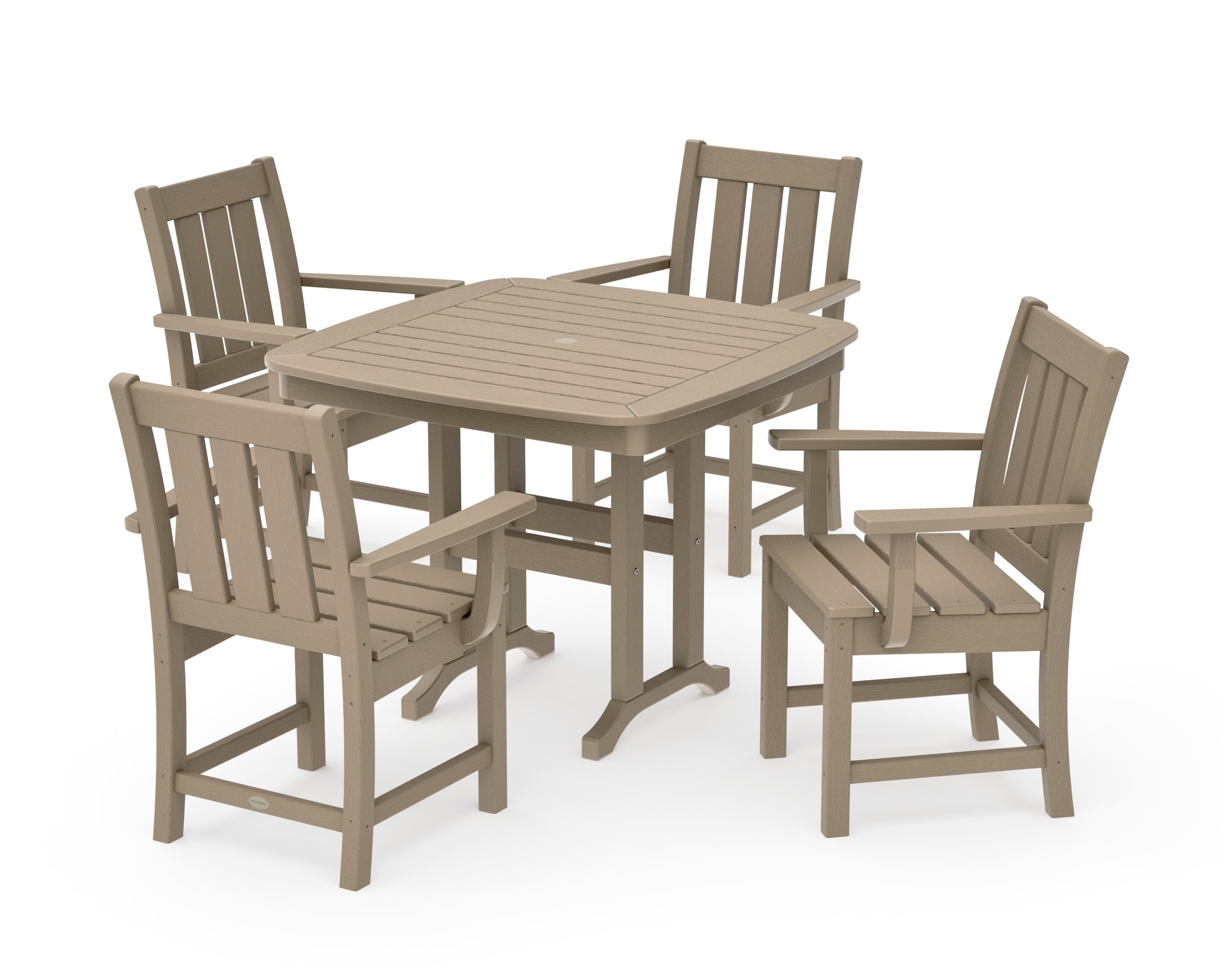 Oxford 5-Piece Dining Set in Vintage Sahara