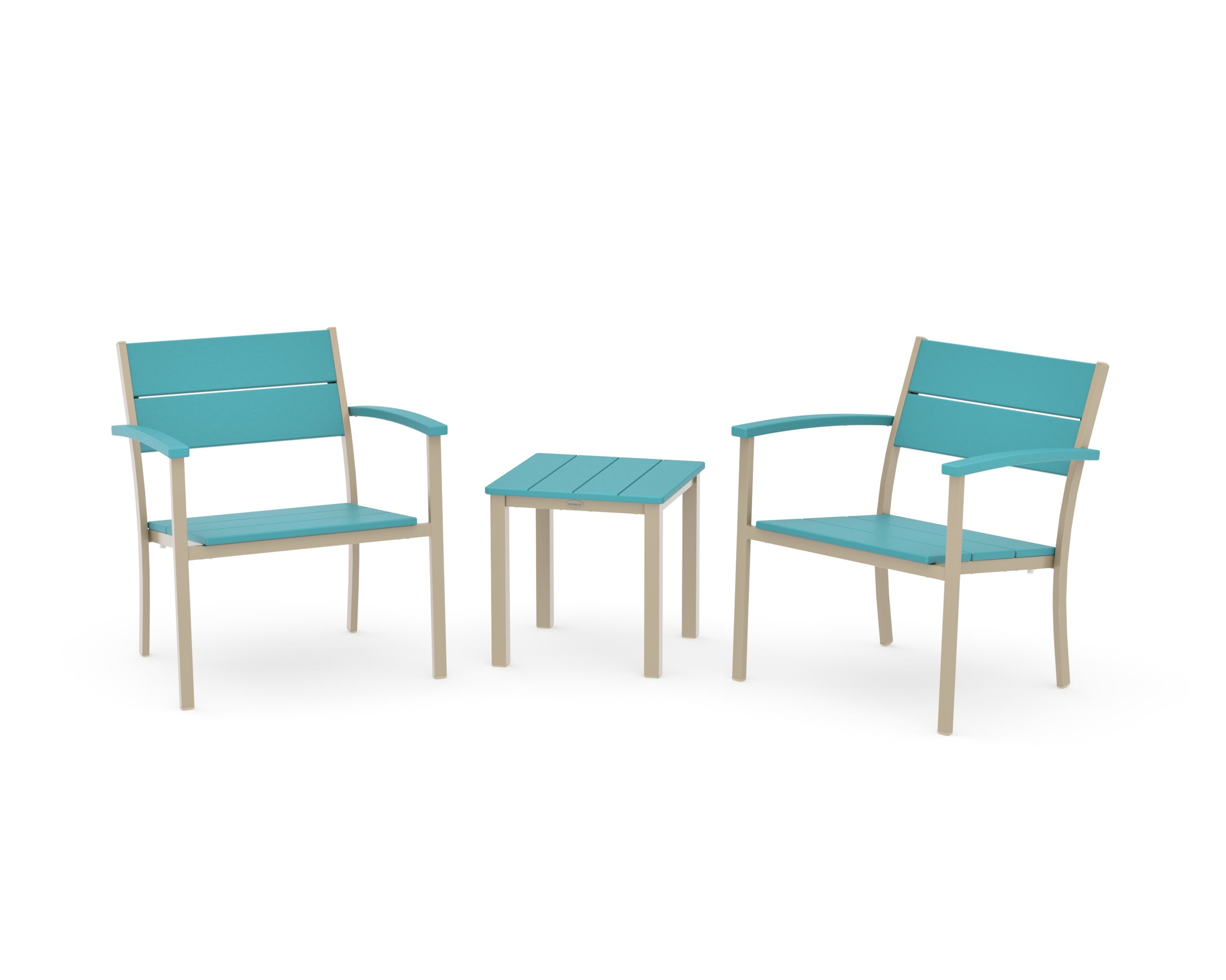 Main Street 3-Piece Lounge Chair Set in Sand / Aruba