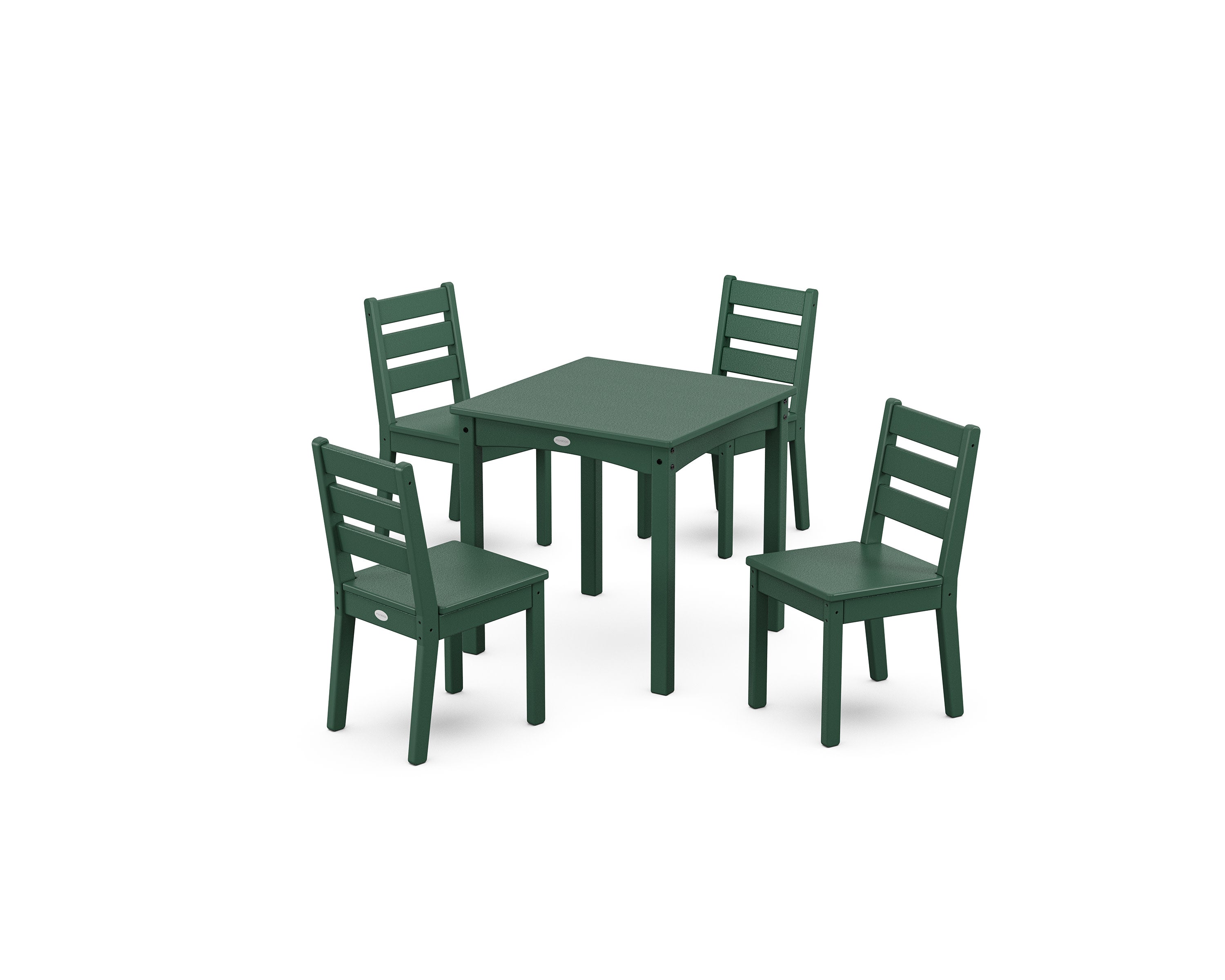 Lakeside Kids 5-Piece Dining Set in Green