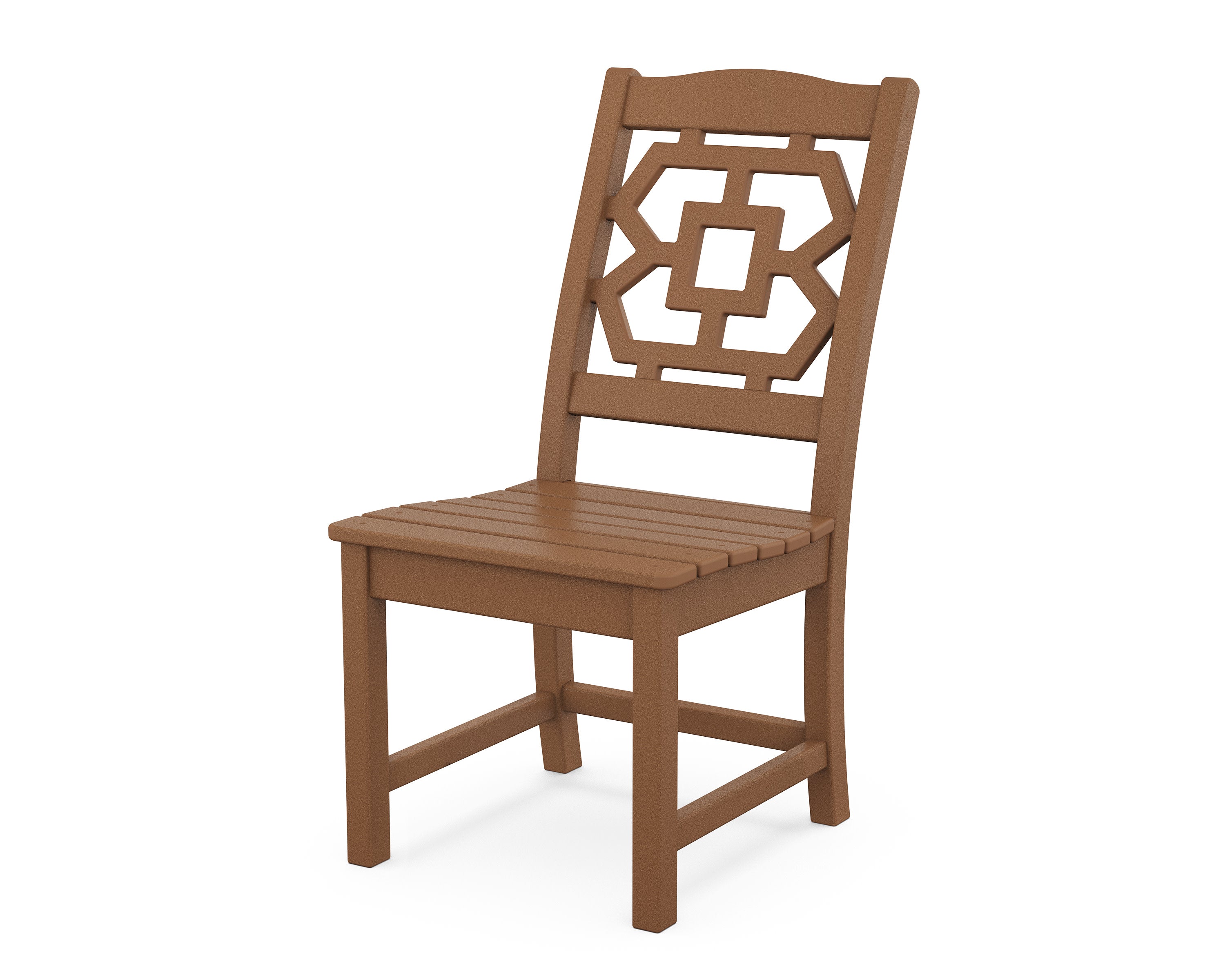 Chinoiserie Dining Side Chair in Teak