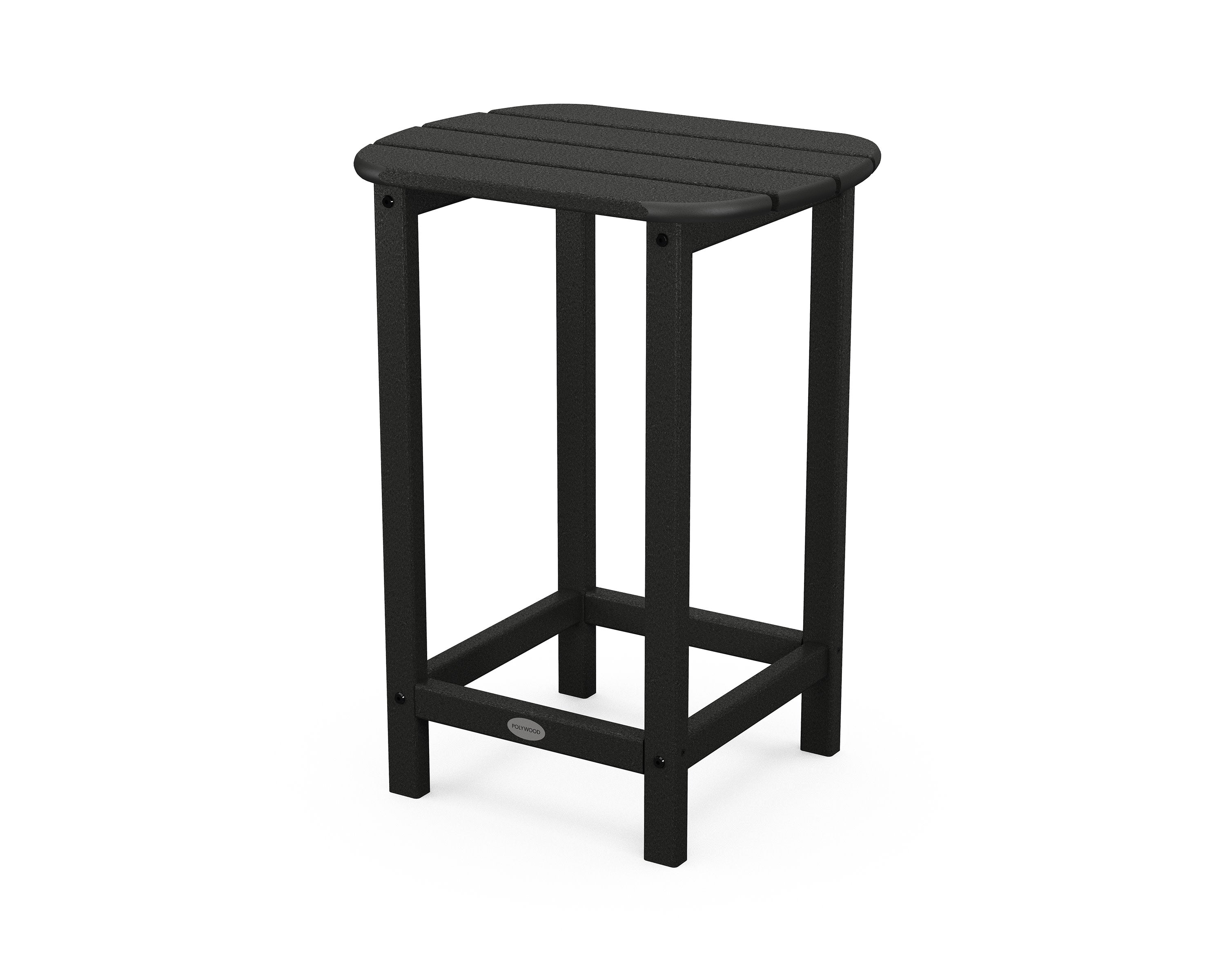 South Beach 26" Counter Side Table in Black