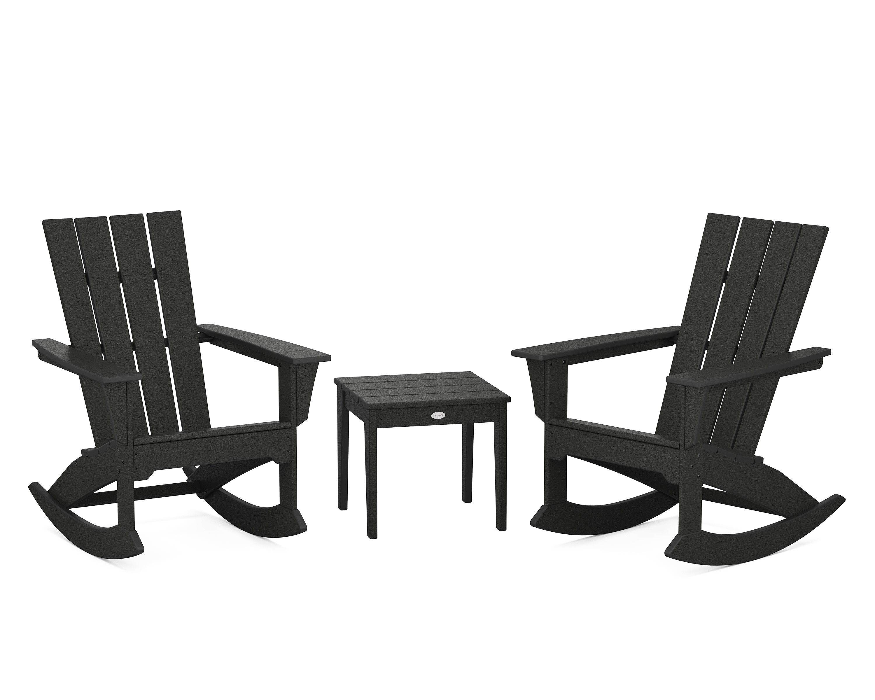 Quattro 3-Piece Rocker Set in Black