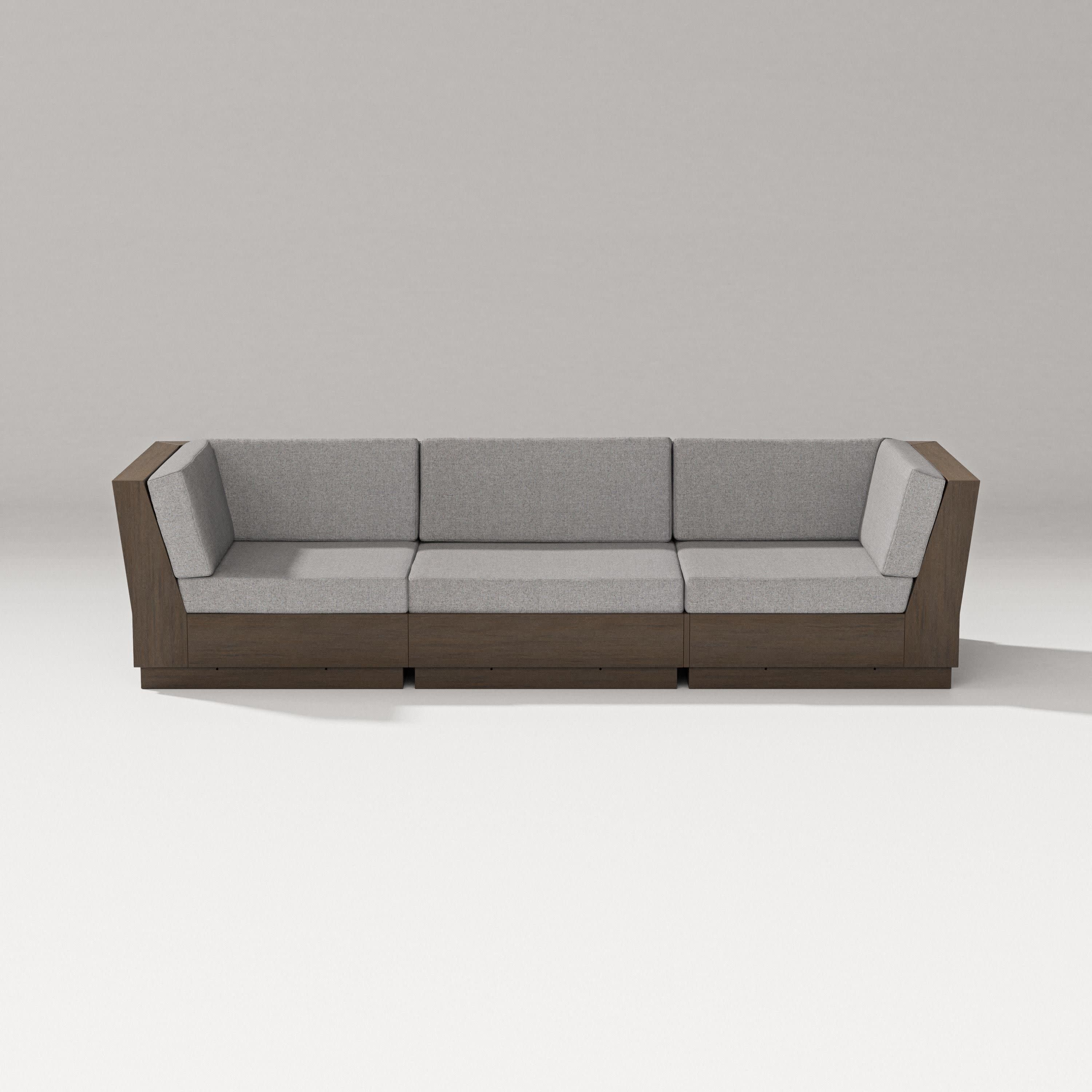 Elevate Sofa Sectional in Kona / Grey Mist