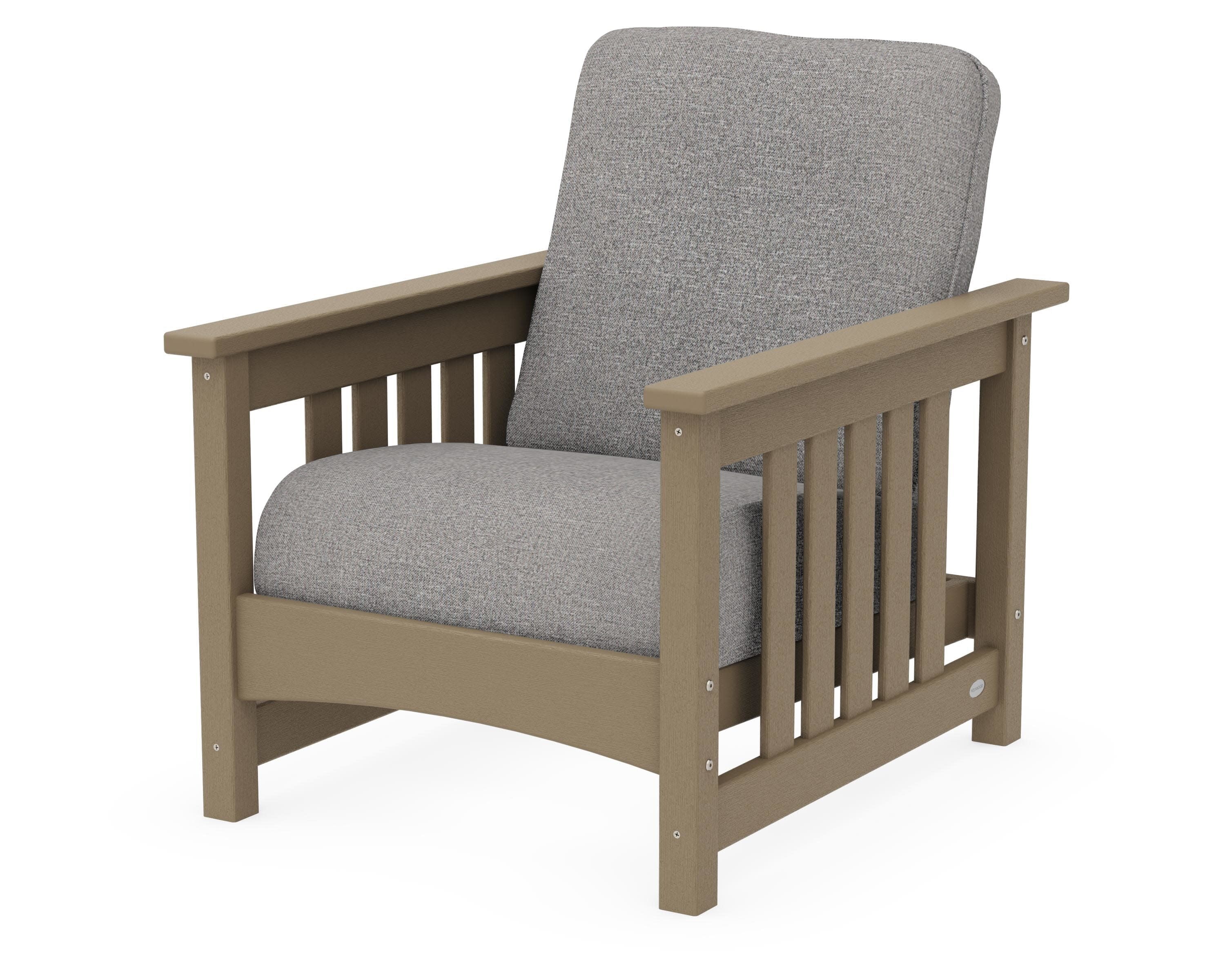 Club Mission Chair in Vintage Sahara / Grey Mist