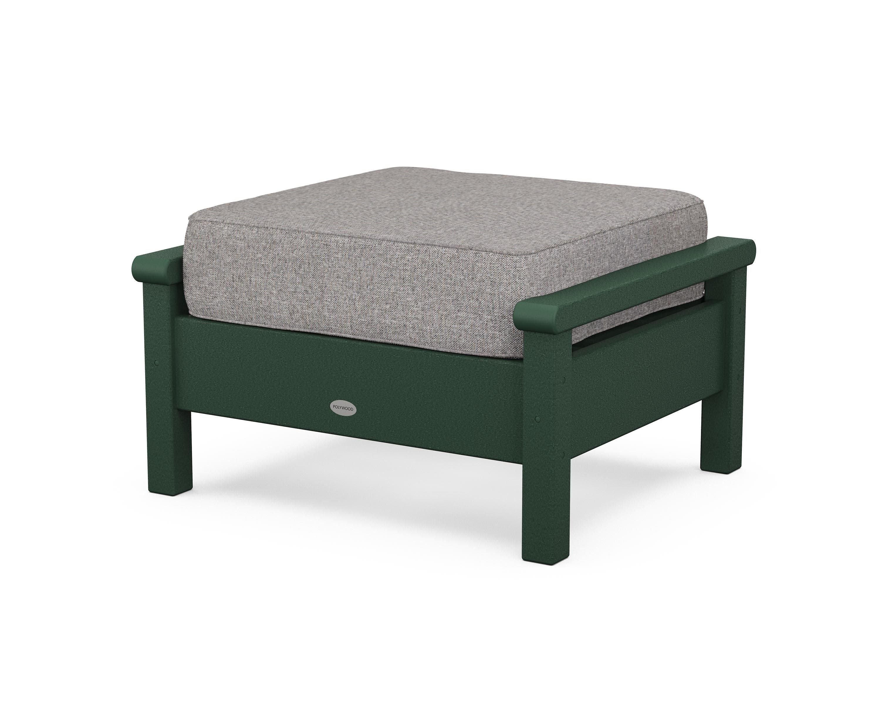 Harbour Deep Seating Ottoman in Green / Grey Mist