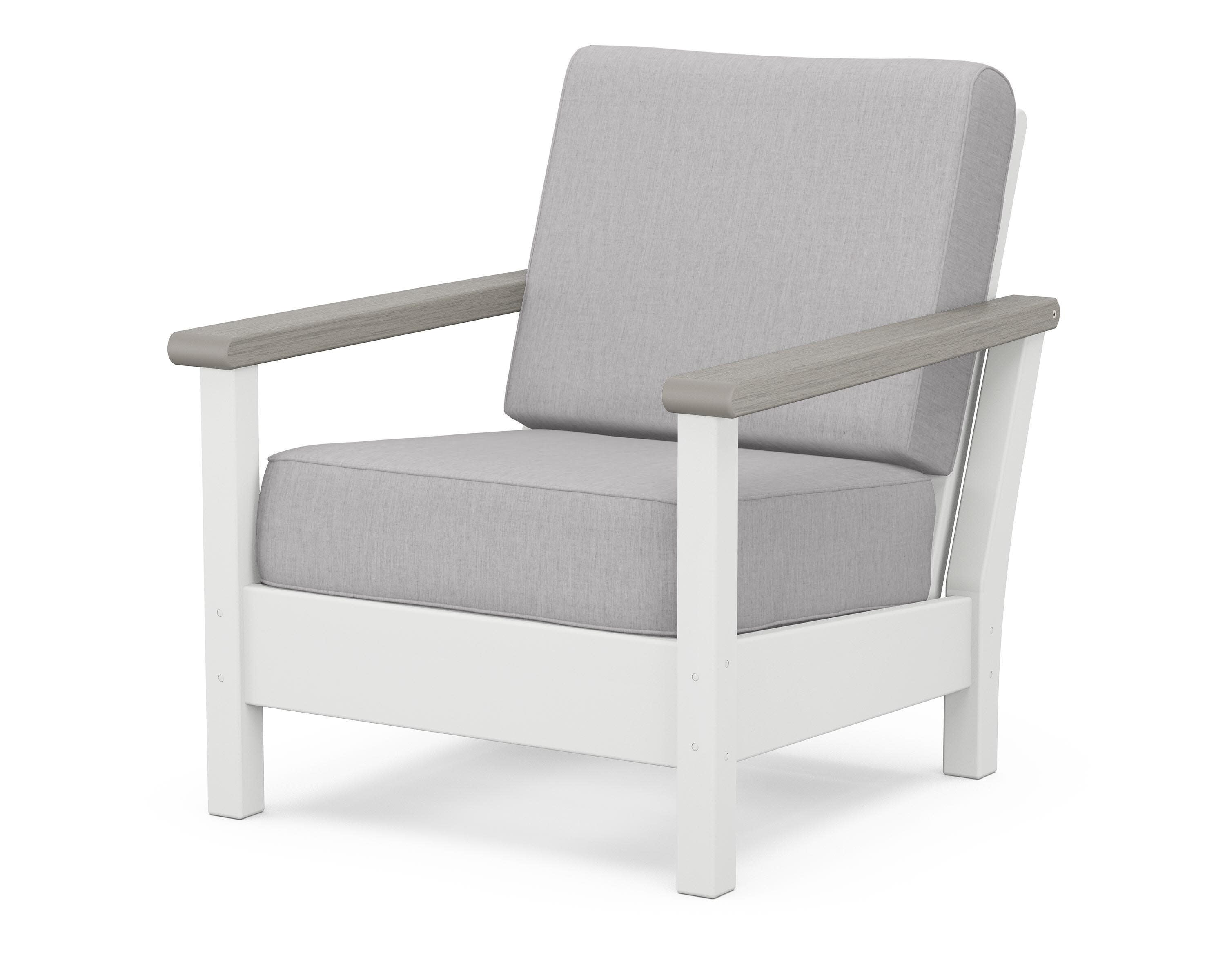 Harbour Deep Seating Chair in White / Driftwood / Granite