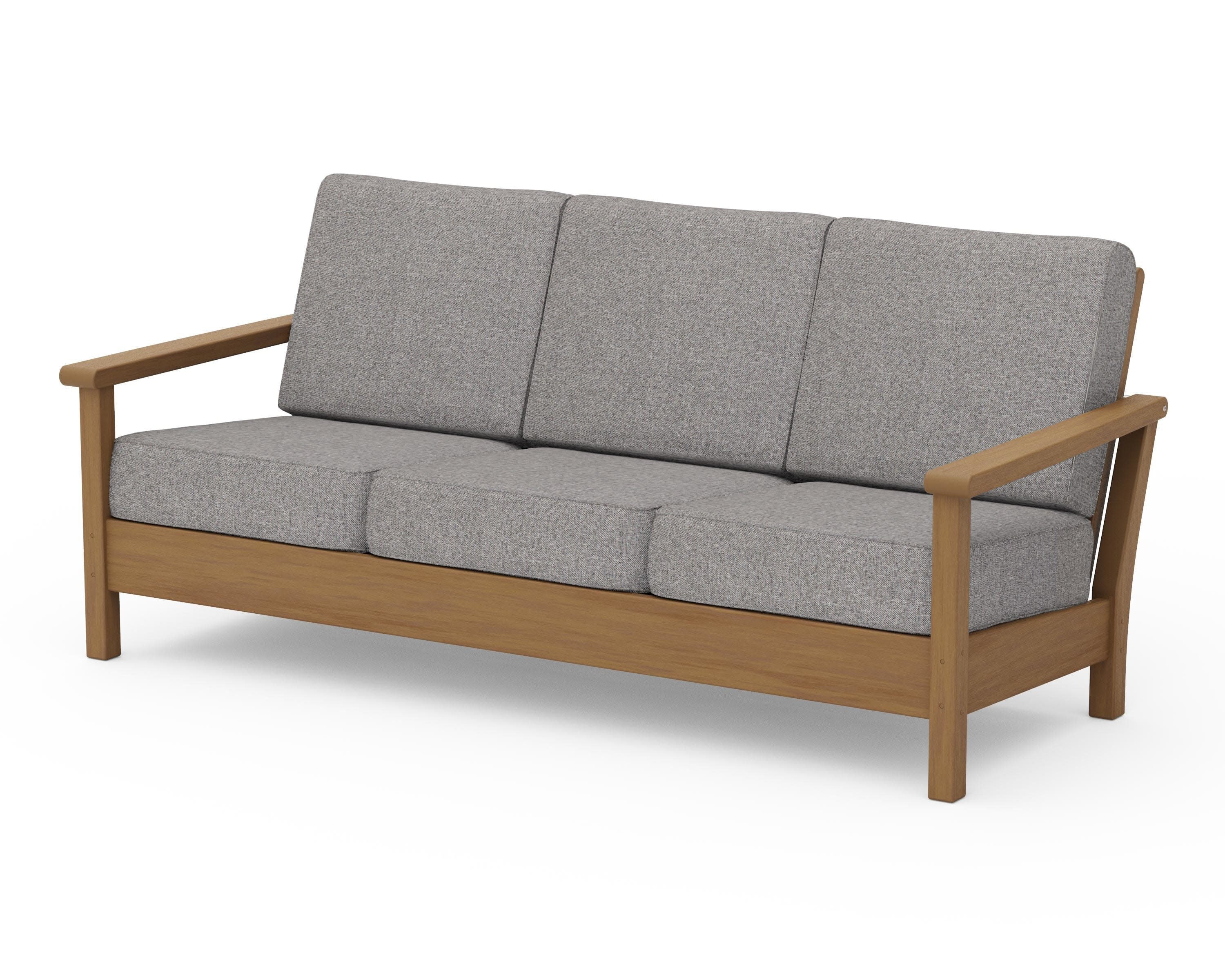 Harbour Deep Seating Sofa in Natural / Grey Mist