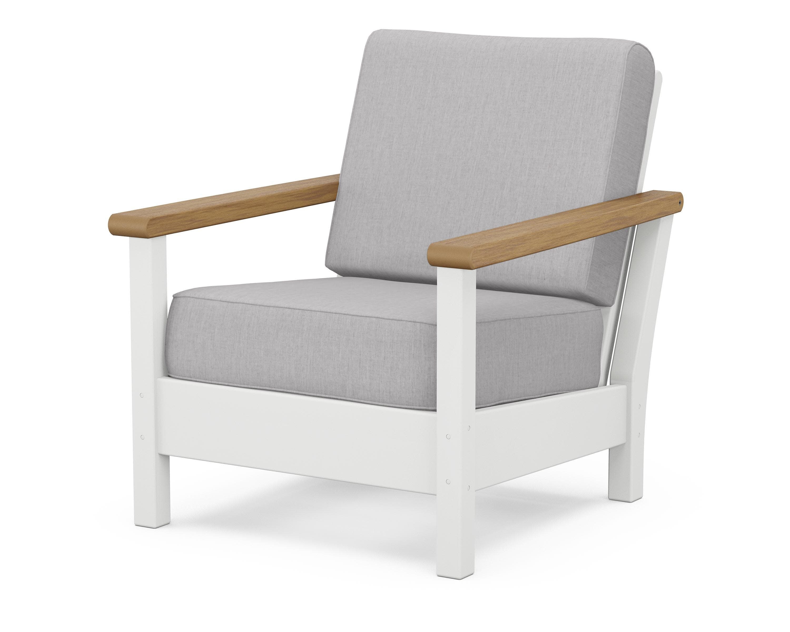 Harbour Deep Seating Chair in White / Natural / Granite