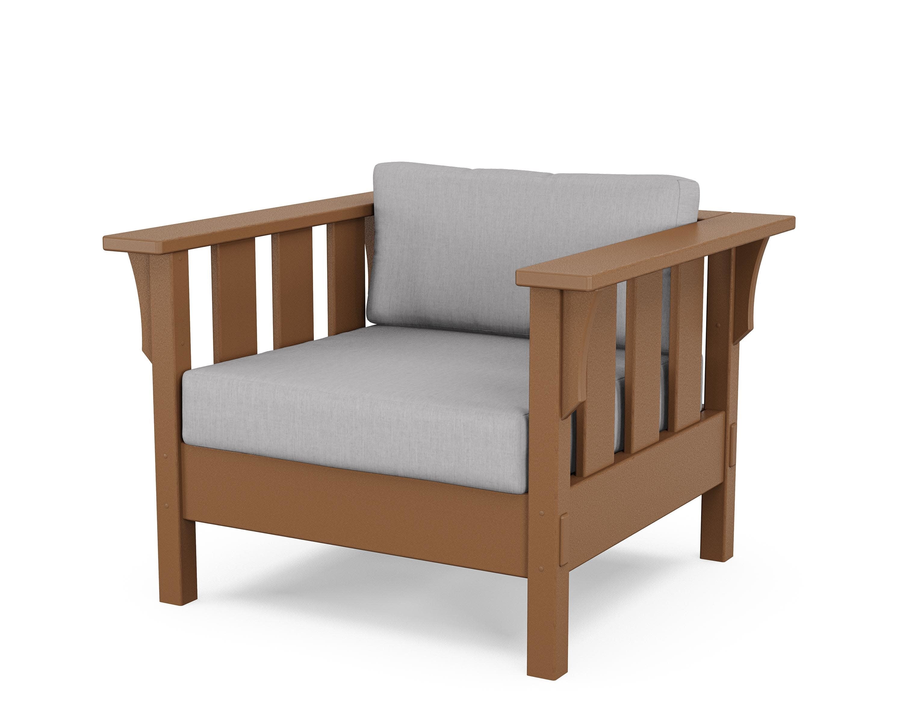 Acadia Deep Seating Chair in Teak / Granite