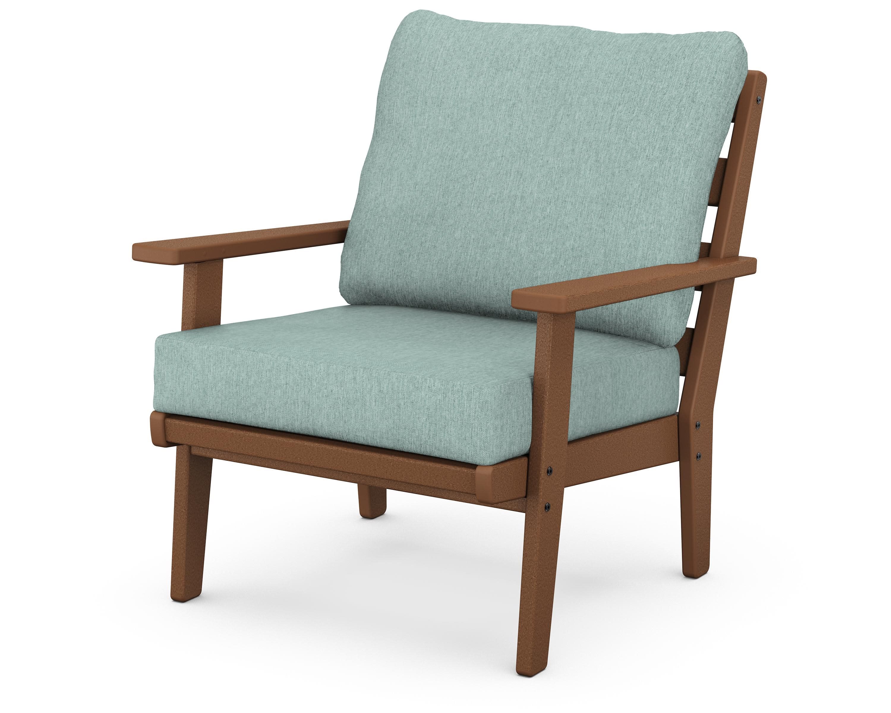 Grant Park Deep Seating Chair in Teak / Glacier Spa