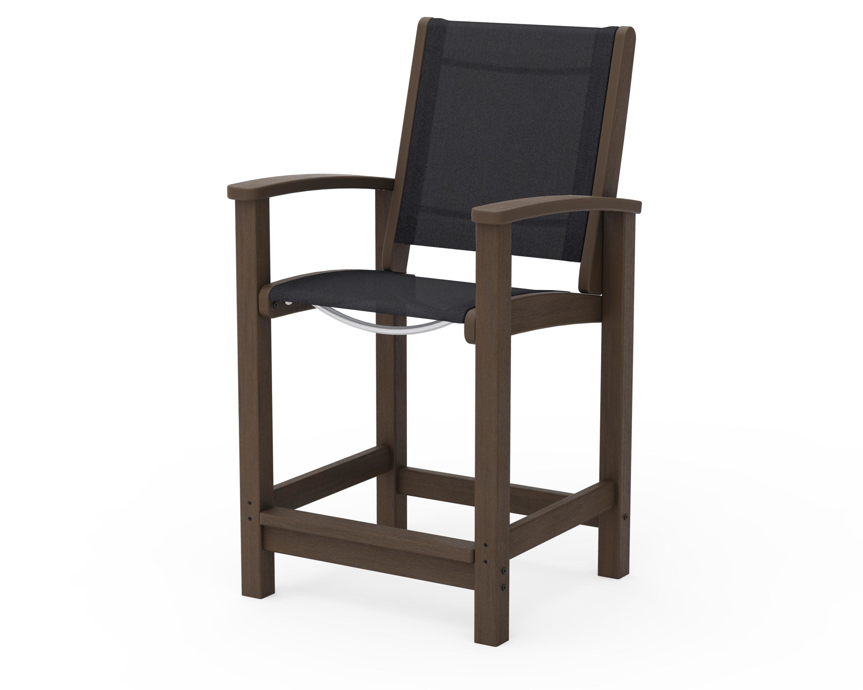 Coastal Counter Chair in Kona / Black Sling
