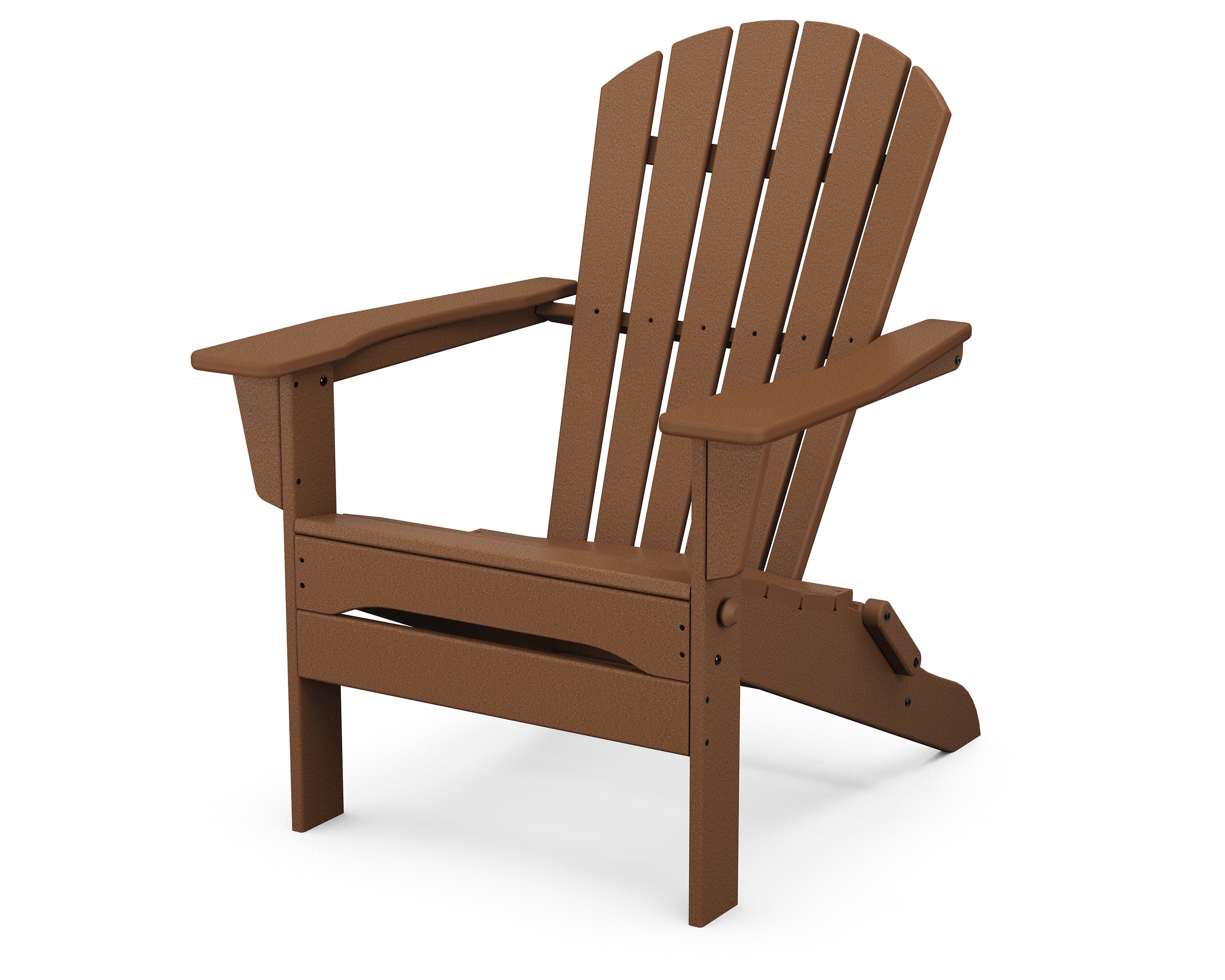 South Beach Folding Adirondack Chair in Teak