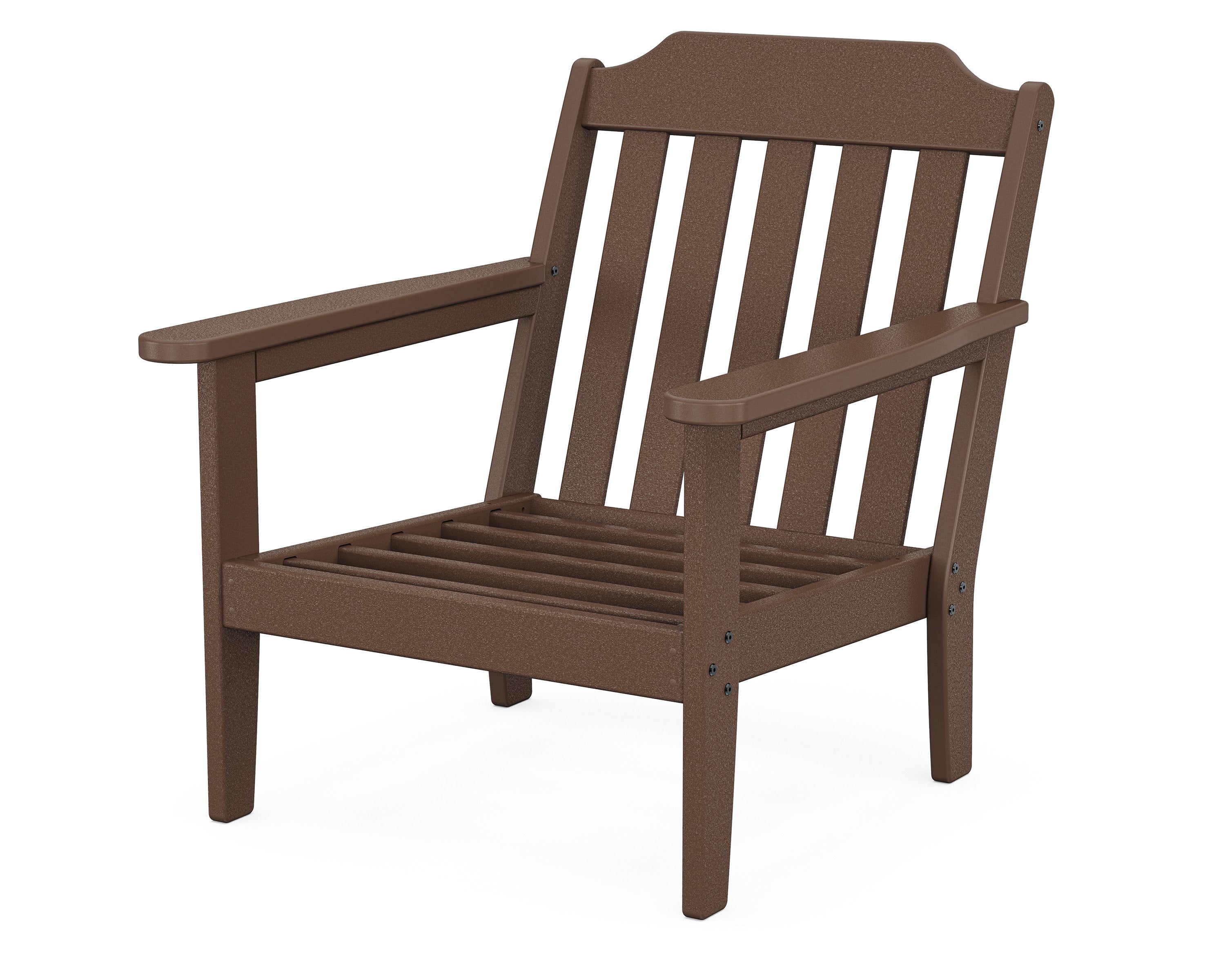 Cottage Deep Seating Chair Frame in Mahogany